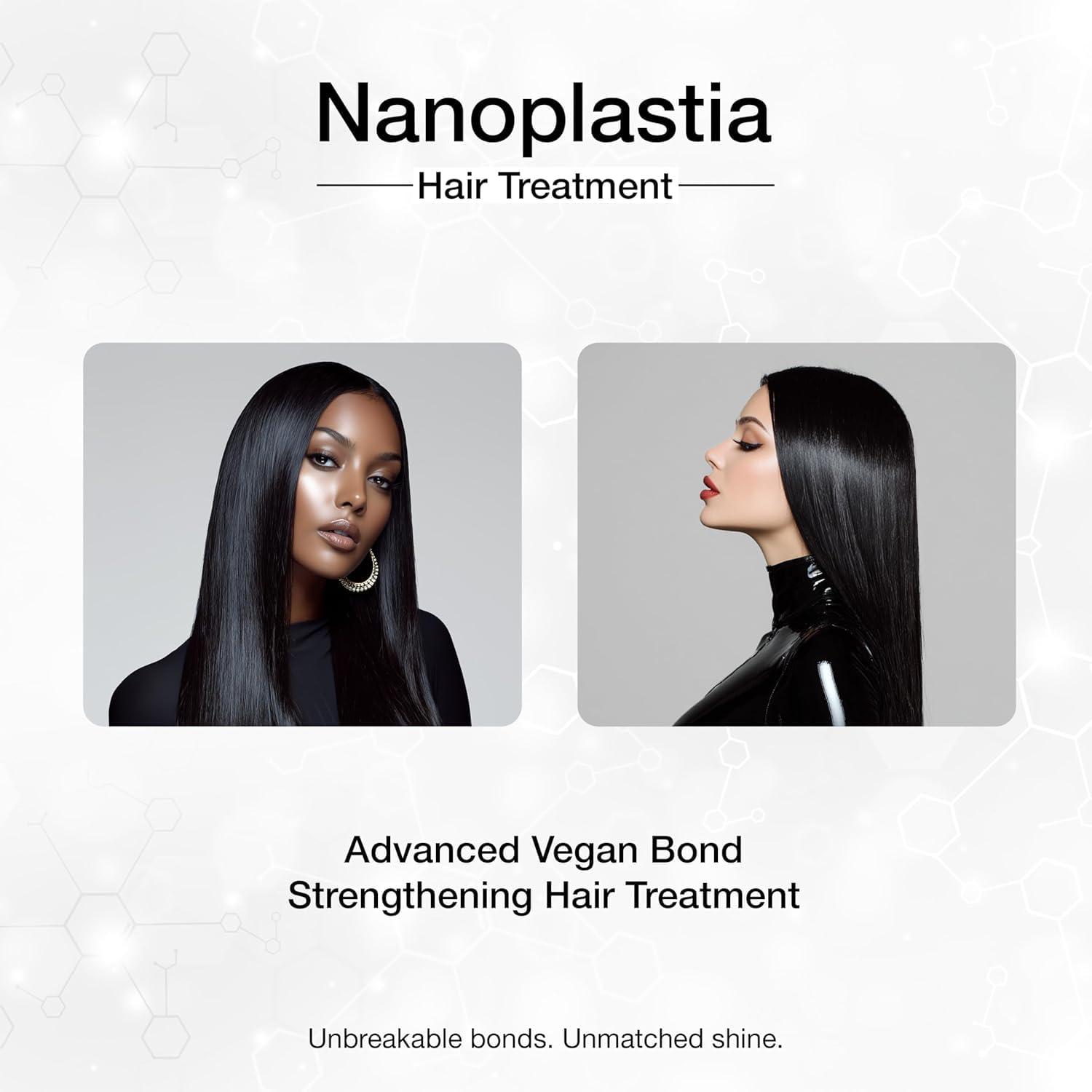 image:imageGK HAIR Vegan Nanoplastia Smoothing Hair Treatment Keratin Brazilian Blowout Deep Conditioning Hair Mask Anti Frizz Hair Products Hair Mask for Damaged Hair Products for Shiny Healthy Hair22 Fl Oz