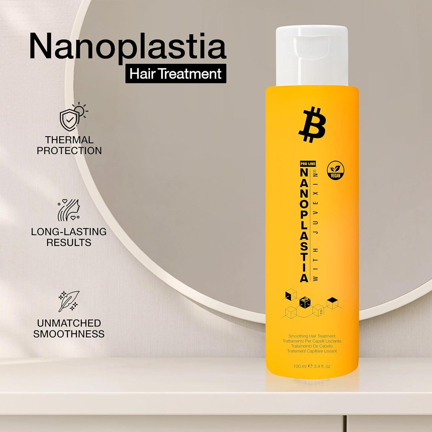 image:imageGK HAIR Vegan Nanoplastia Smoothing Hair Treatment Keratin Brazilian Blowout Deep Conditioning Hair Mask Anti Frizz Hair Products Hair Mask for Damaged Hair Products for Shiny Healthy Hair34 Fl Oz