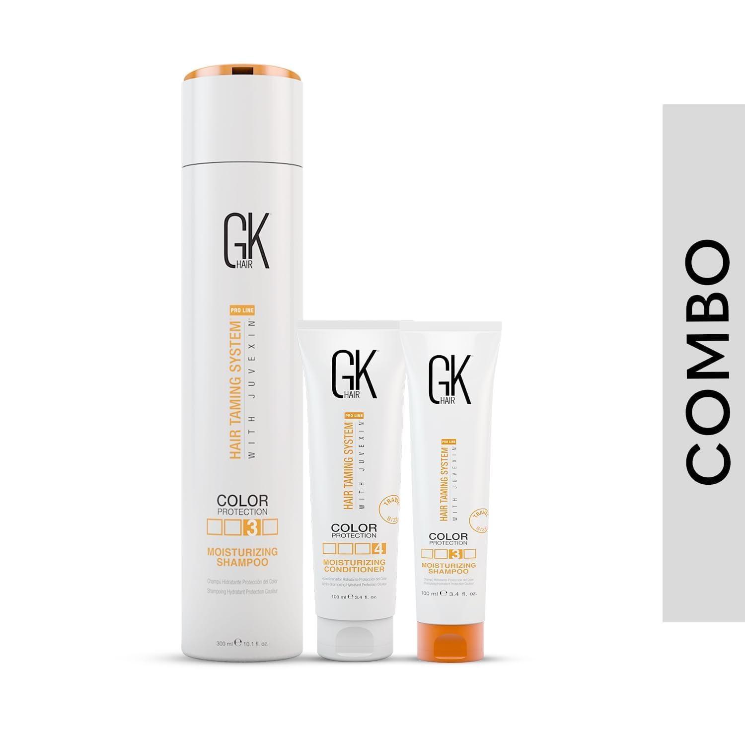 image:imageGK HAIR Global Keratin Moisturizing Shampoo and Conditioner Sets Moist 100ml Cashmere 50mlGKKITMOI300100ml MOIDuo