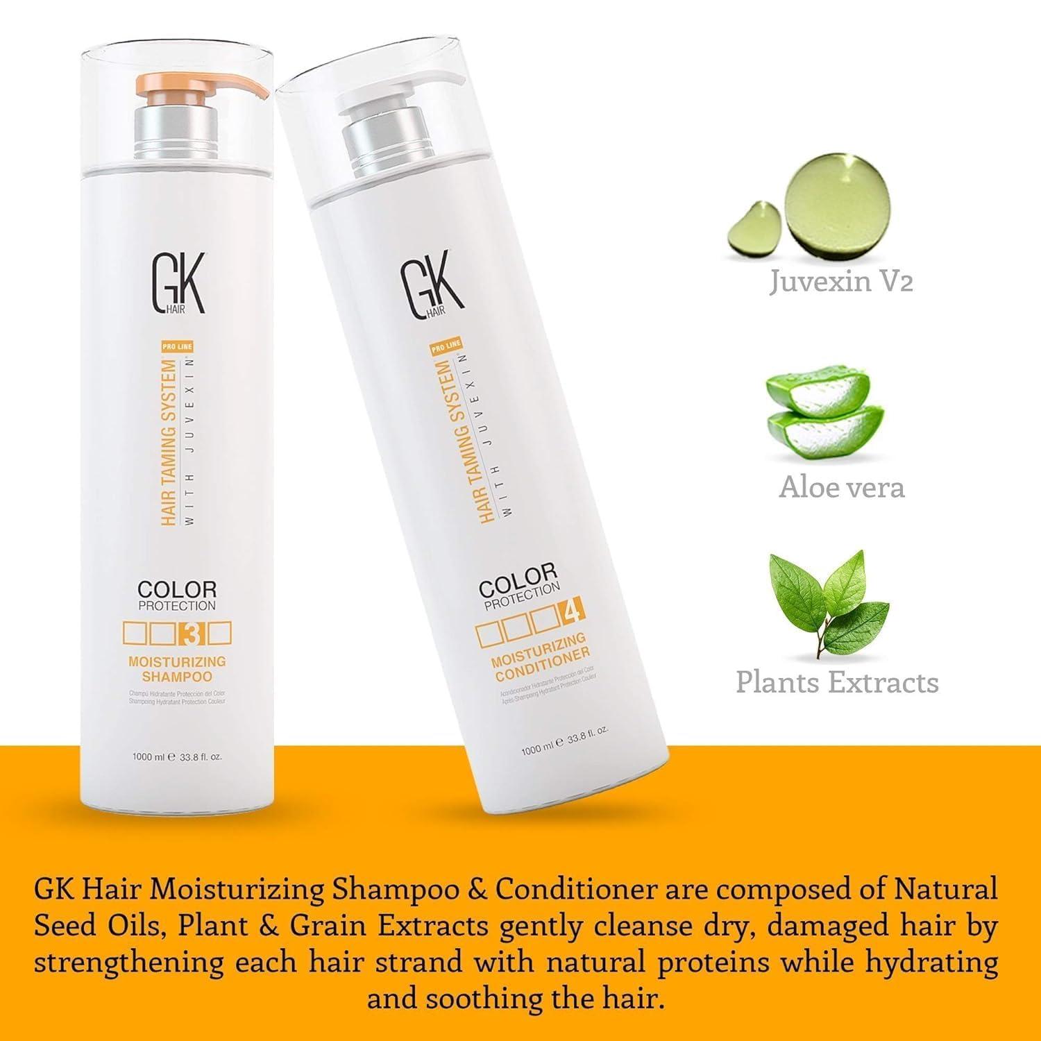 image:imageGK HAIR Global Keratin Moisturizing Shampoo and Conditioner Sets Moist 100ml Cashmere 50mlMOISDUO1000S10