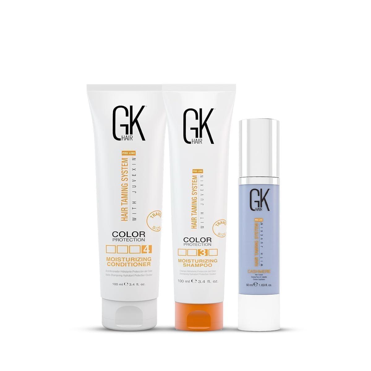 image:imageGK HAIR Global Keratin Moisturizing Shampoo and Conditioner Sets Moist 100ml Cashmere 50mlMoist 100ml Cashmere 50ml