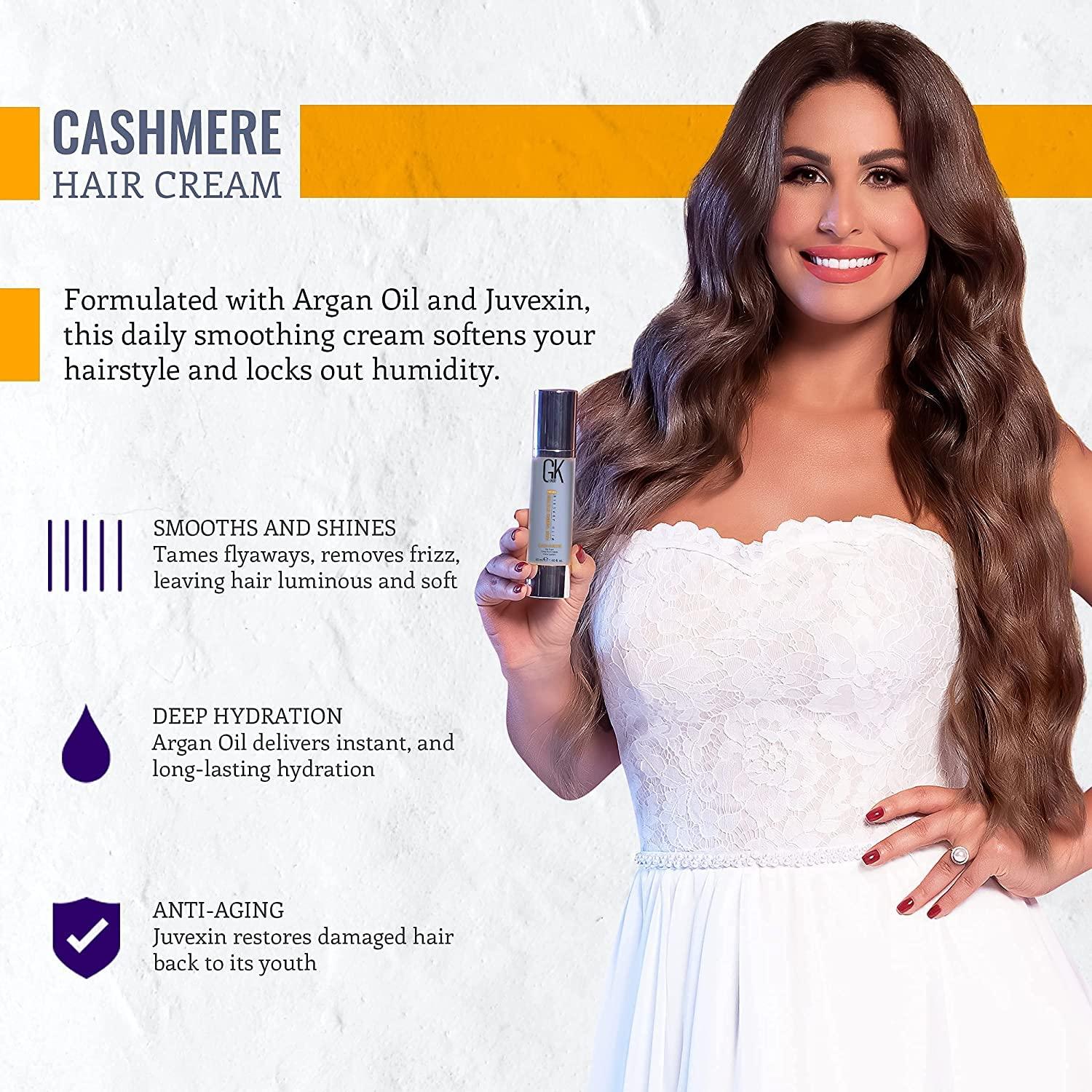 image:imageGK HAIR Global Keratin Moisturizing Shampoo and Conditioner Sets Moist 100ml Cashmere 50mlMoisturizing Duo 300ml with Cashmere 50ml