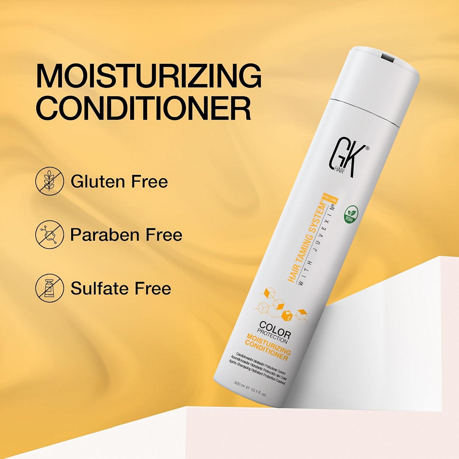 image:imageGK HAIR Moisturizing Conditioner Colored Hair Treated for Dry Damaged Repair Curls Intense Hydration Strengthening Frizz Control Keratin Treatment Paraben Phthalate amp Sulfate Free 338 OZ101 Fl Oz