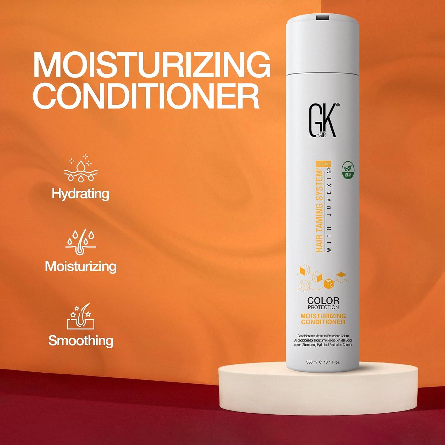 image:imageGK HAIR Moisturizing Conditioner Colored Hair Treated for Dry Damaged Repair Curls Intense Hydration Strengthening Frizz Control Keratin Treatment Paraben Phthalate amp Sulfate Free 338 OZ101 Fl Oz