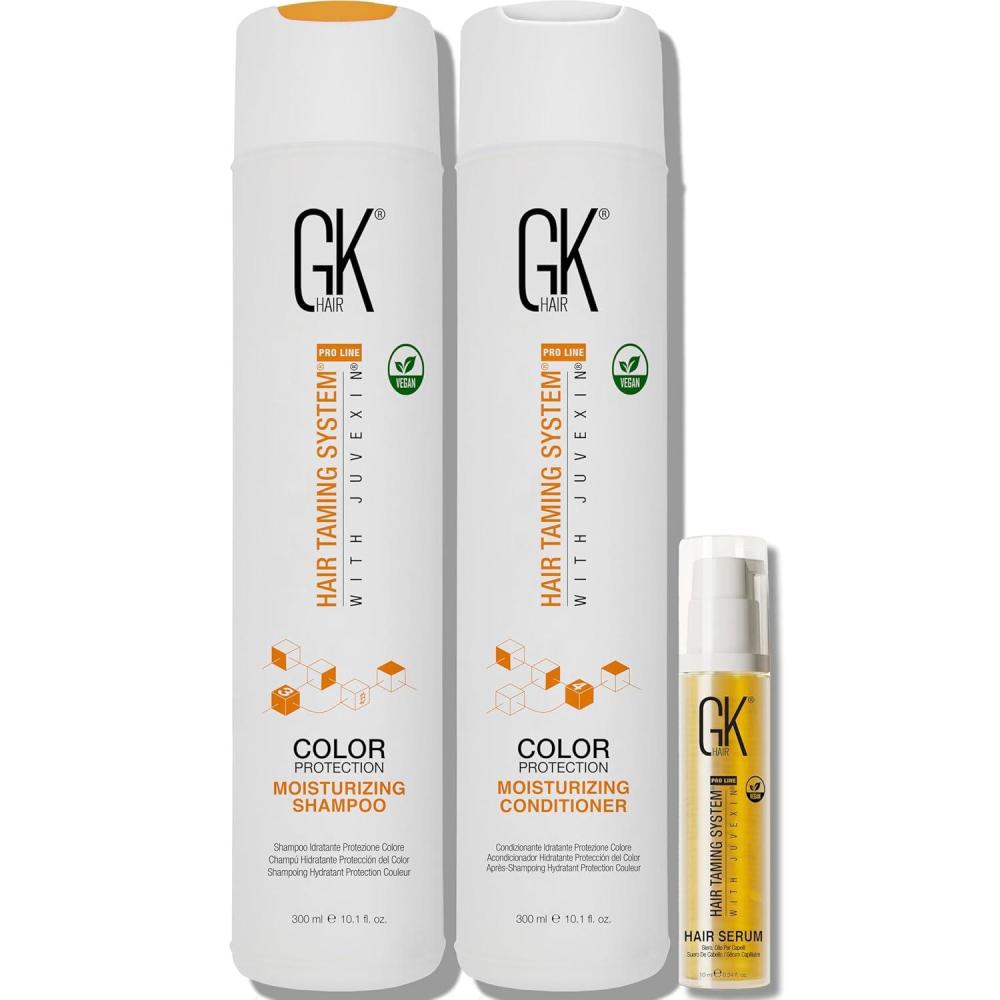 image:imageGK HAIR Global Keratin Moisturizing Shampoo and Conditioner Sets Moist 100ml Cashmere 50mlMOIST300DUOSerum