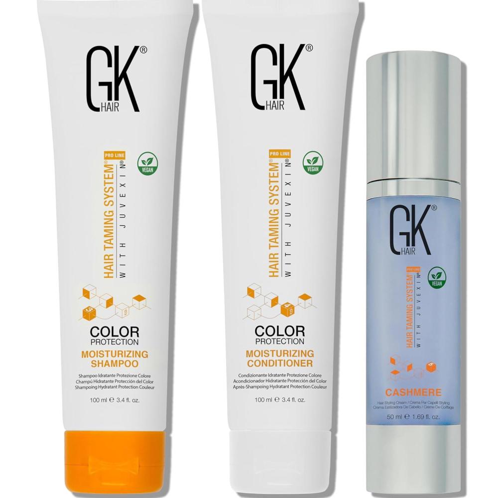 image:imageGK HAIR Global Keratin Moisturizing Shampoo and Conditioner Sets Moist 100ml Cashmere 50mlMoist 100ml Cashmere 50ml