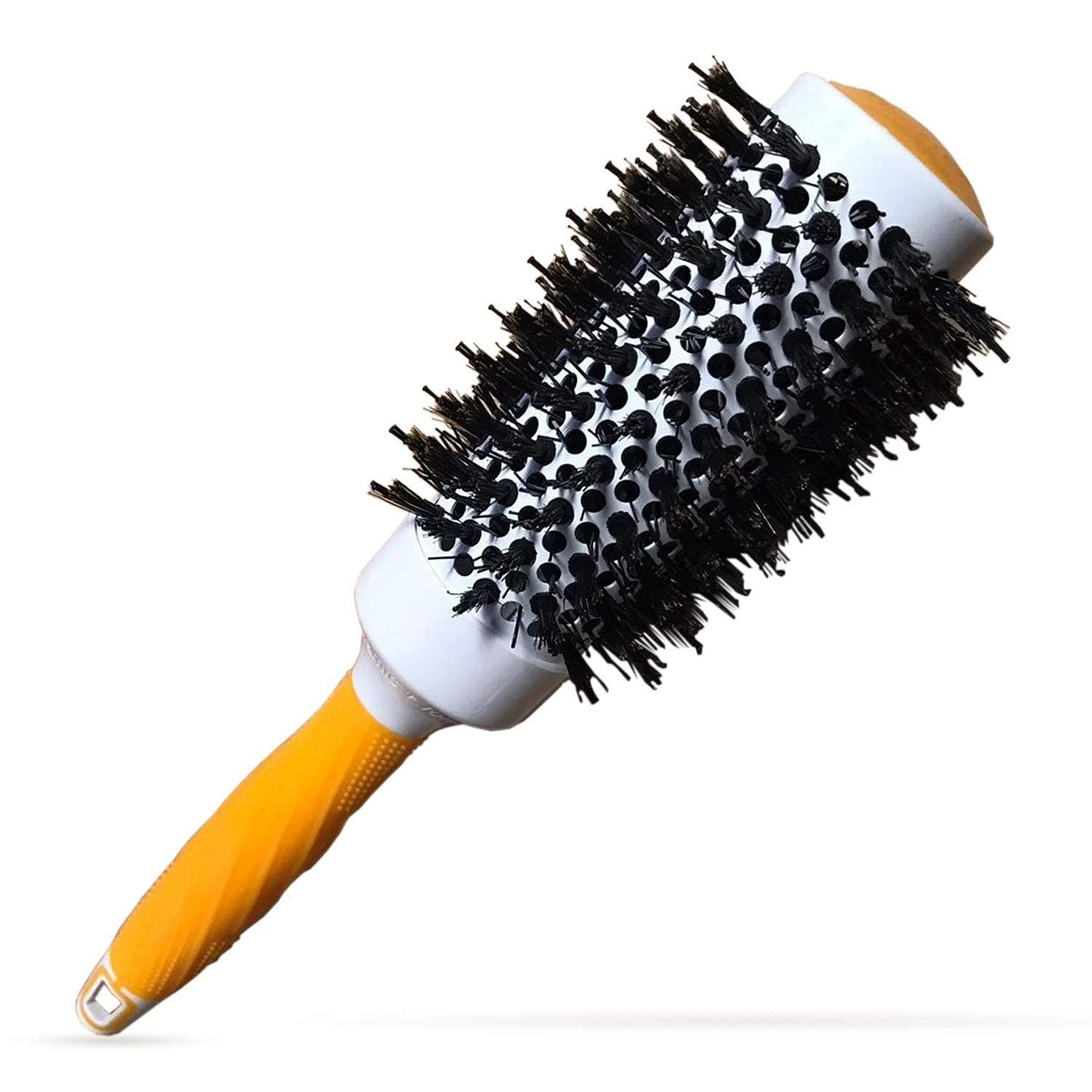image:imageGK HAIR Global Keratin Professional Large Thermal Extra Round Brush 43mm Ceramic Coated Barrel Anti Static Frizz Control Blow Drying Styling Detangling for Long Short Curly Tangle Straight Hair UnisexExtra Round Brush 43mm