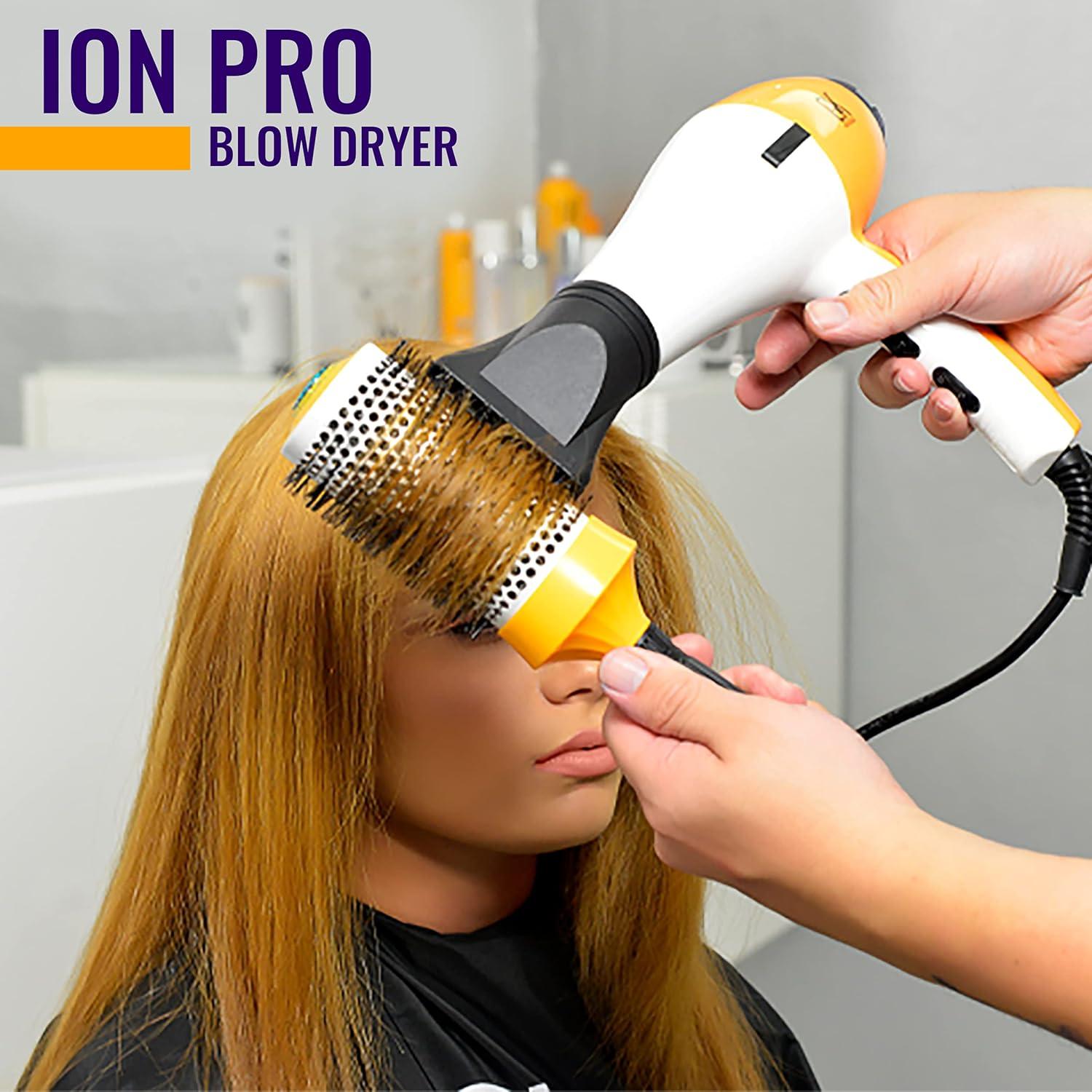image:imageGKhair Ion Pro Blow Dryer Professional Salon Grade 2 Speed amp 3 Heat Settings Cool Shot Function Blowdry Hairdryer for All Hair Types US Plug 1875W