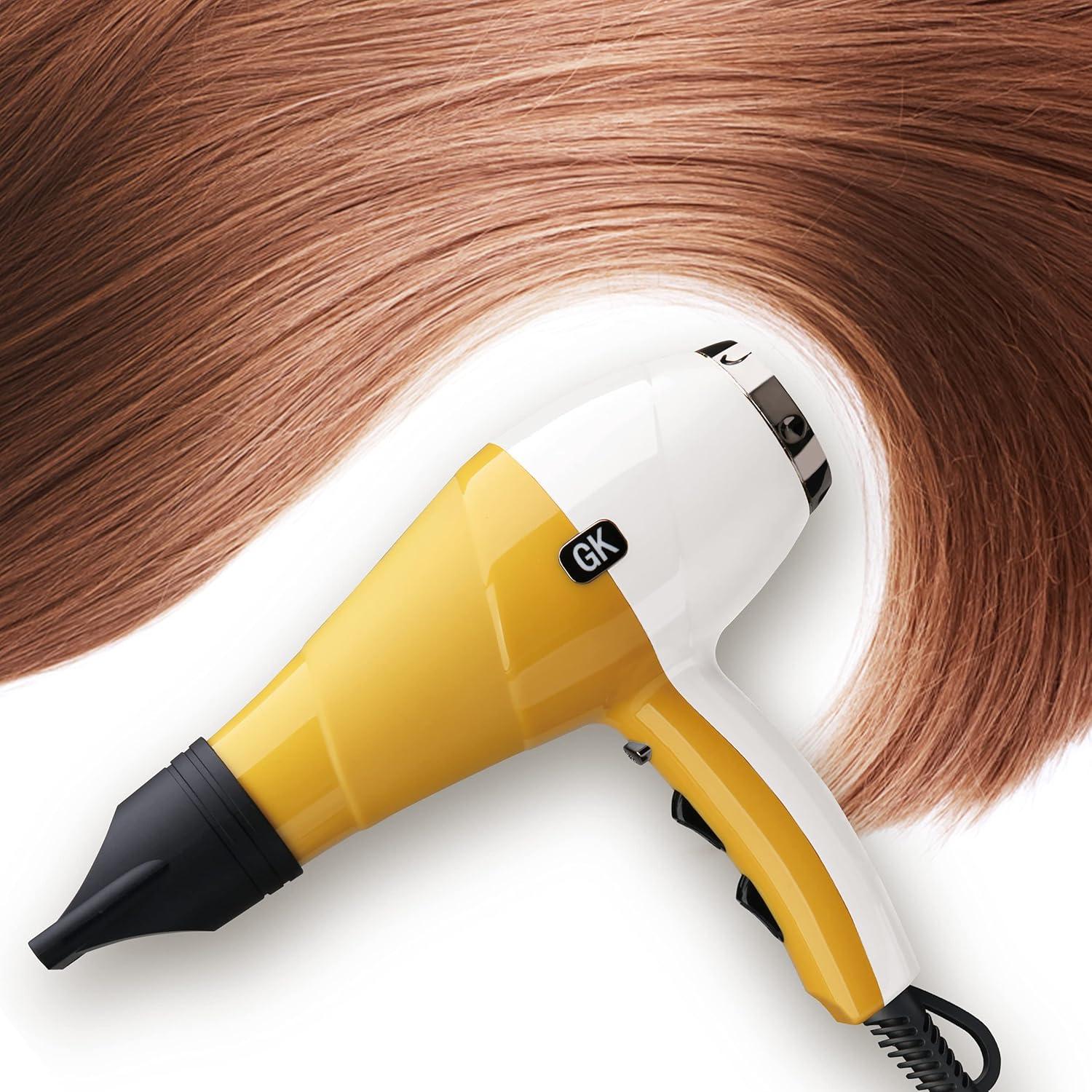 image:imageGKhair Ion Pro Blow Dryer Professional Salon Grade 2 Speed amp 3 Heat Settings Cool Shot Function Blowdry Hairdryer for All Hair Types US Plug 1875W