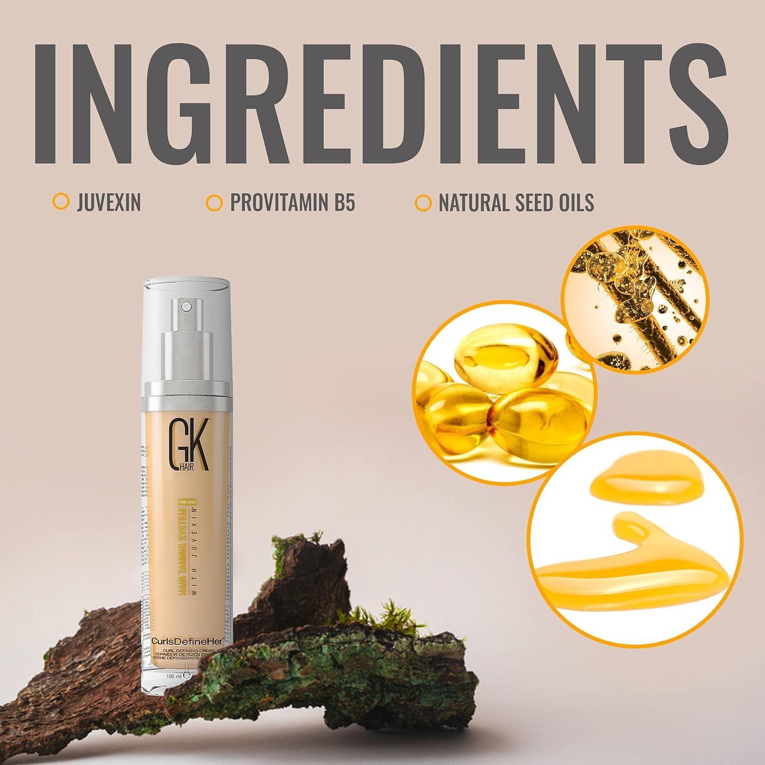 image:imageGK HAIR Global Keratin ThermalStyleHer 100ml34oz and CurlsDefineHer 100 ml 34 fl oz
