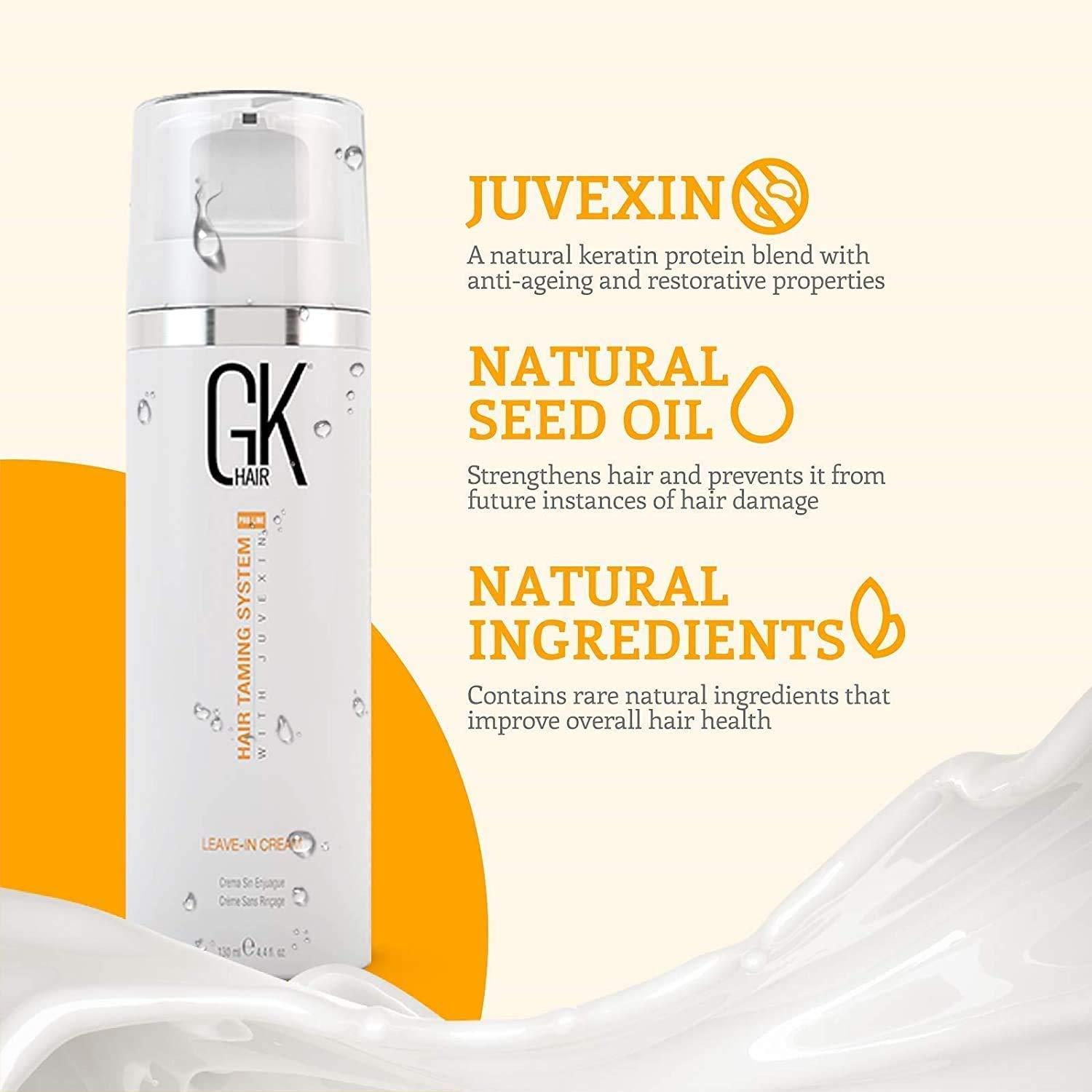 image:imageGlobal Keratin GKhair Cashmere Hair Smoothing Cream 50ml 169 fl oz Leave in Conditioner Cream 130ml For Detangling Smoothing Strengthening