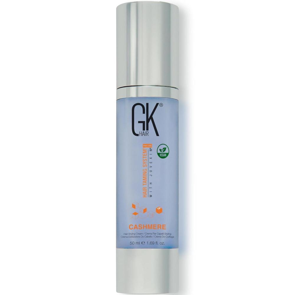 image:imageGK HAIR Global Keratin Leave in Cashmere Hair Smoothing and Styling Cream 169 Fl Oz50ml Argan Oil for AntiFrizz Sleek Shine and Hydrates Dry Damaged and Unmanageable Hair RepairCashmere Cream