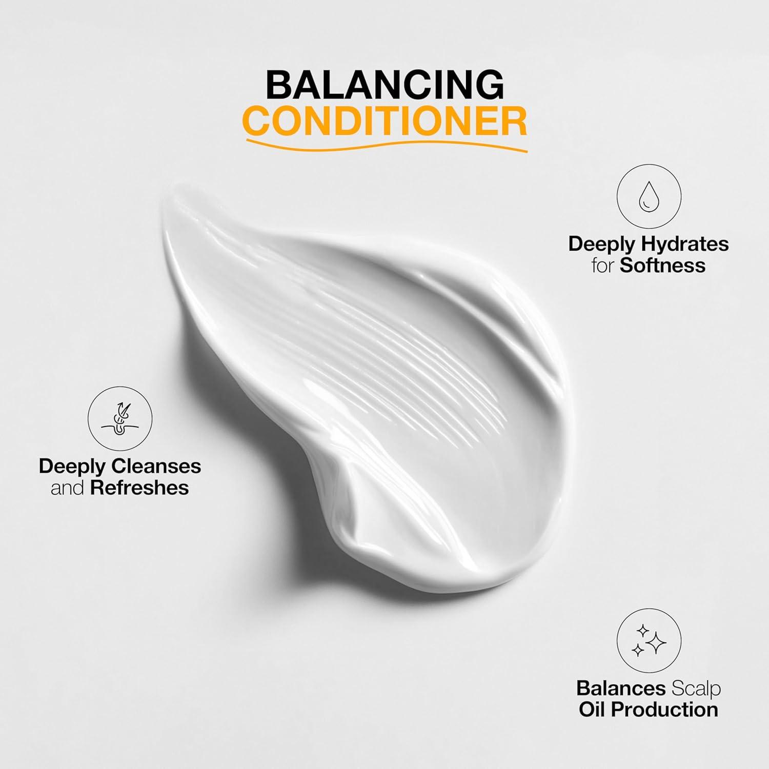 image:imageBalancing Conditioner for Oily Hair Scalp Volumising Sulphate Free Conditioners for Greasy Hair Colored Treated Dry Hair AntiFrizz Hydrating Deep Cleansing for Men amp Women 101 Ounce300 ml