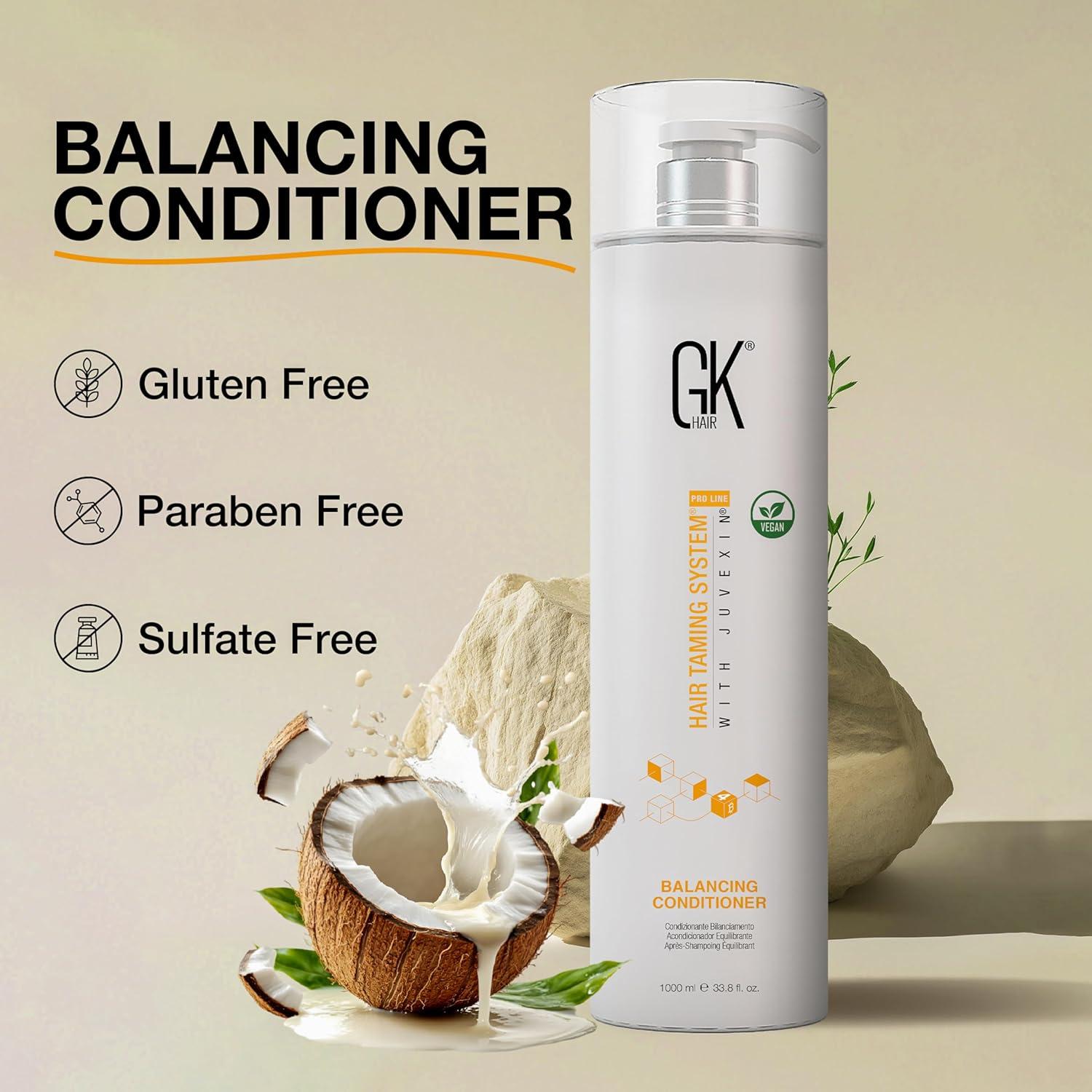 image:imageBalancing Conditioner for Oily Hair Scalp Volumising Sulphate Free Conditioners for Greasy Hair Colored Treated Dry Hair AntiFrizz Hydrating Deep Cleansing for Men amp Women 101 Ounce338 Fl Oz