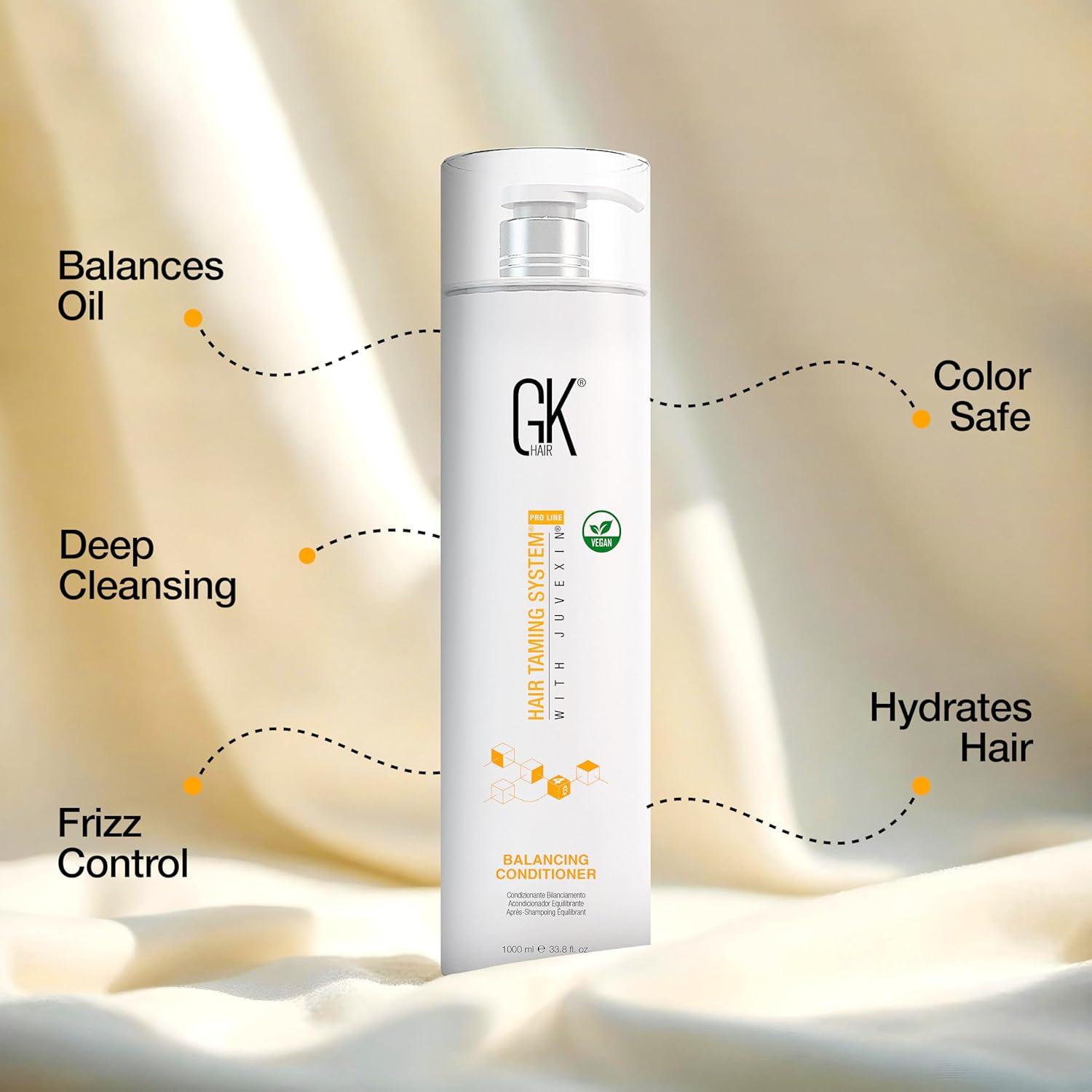 image:imageBalancing Conditioner for Oily Hair Scalp Volumising Sulphate Free Conditioners for Greasy Hair Colored Treated Dry Hair AntiFrizz Hydrating Deep Cleansing for Men amp Women 101 Ounce338 Fl Oz