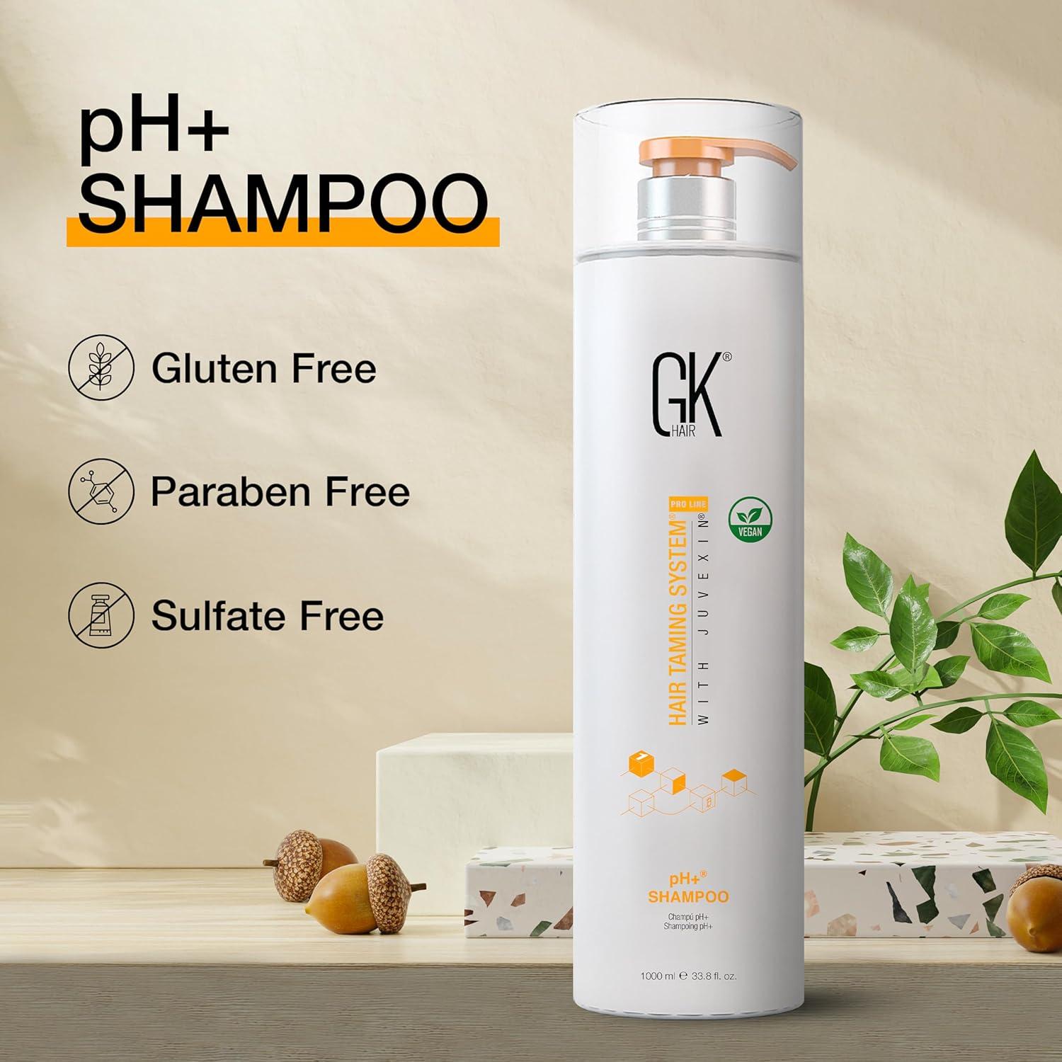 image:imageGK HAIR Balancing Shampoo Repairs Dry Damage For Oily Flaky Itchy Scalp Thinning Removes Impurities Deep Cleansing Natural Moisture Keratin Treatment Sulfate Parabem Free All Hair Types 338 Ounce338 Fl Oz