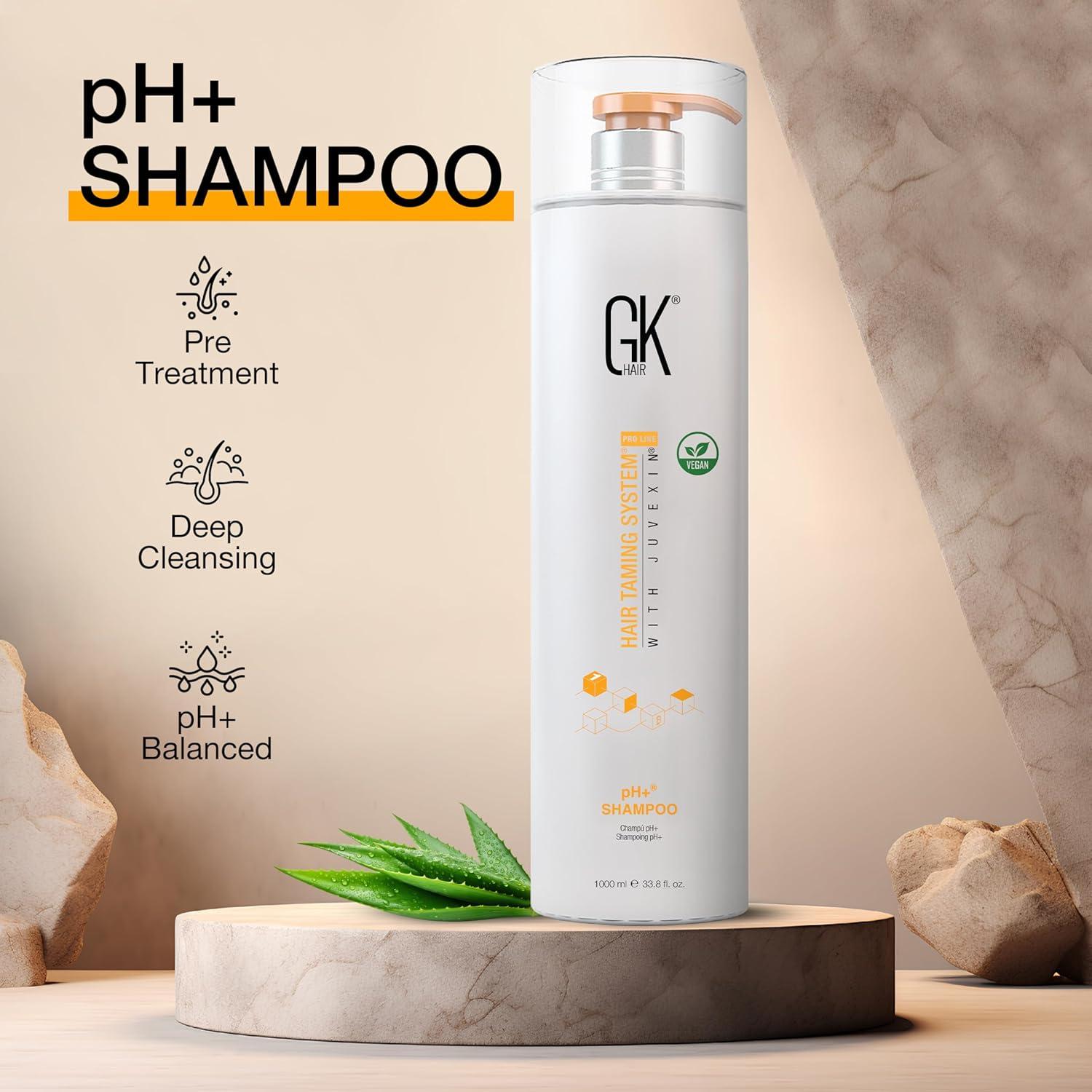 image:imageGK HAIR Balancing Shampoo Repairs Dry Damage For Oily Flaky Itchy Scalp Thinning Removes Impurities Deep Cleansing Natural Moisture Keratin Treatment Sulfate Parabem Free All Hair Types 338 Ounce338 Fl Oz