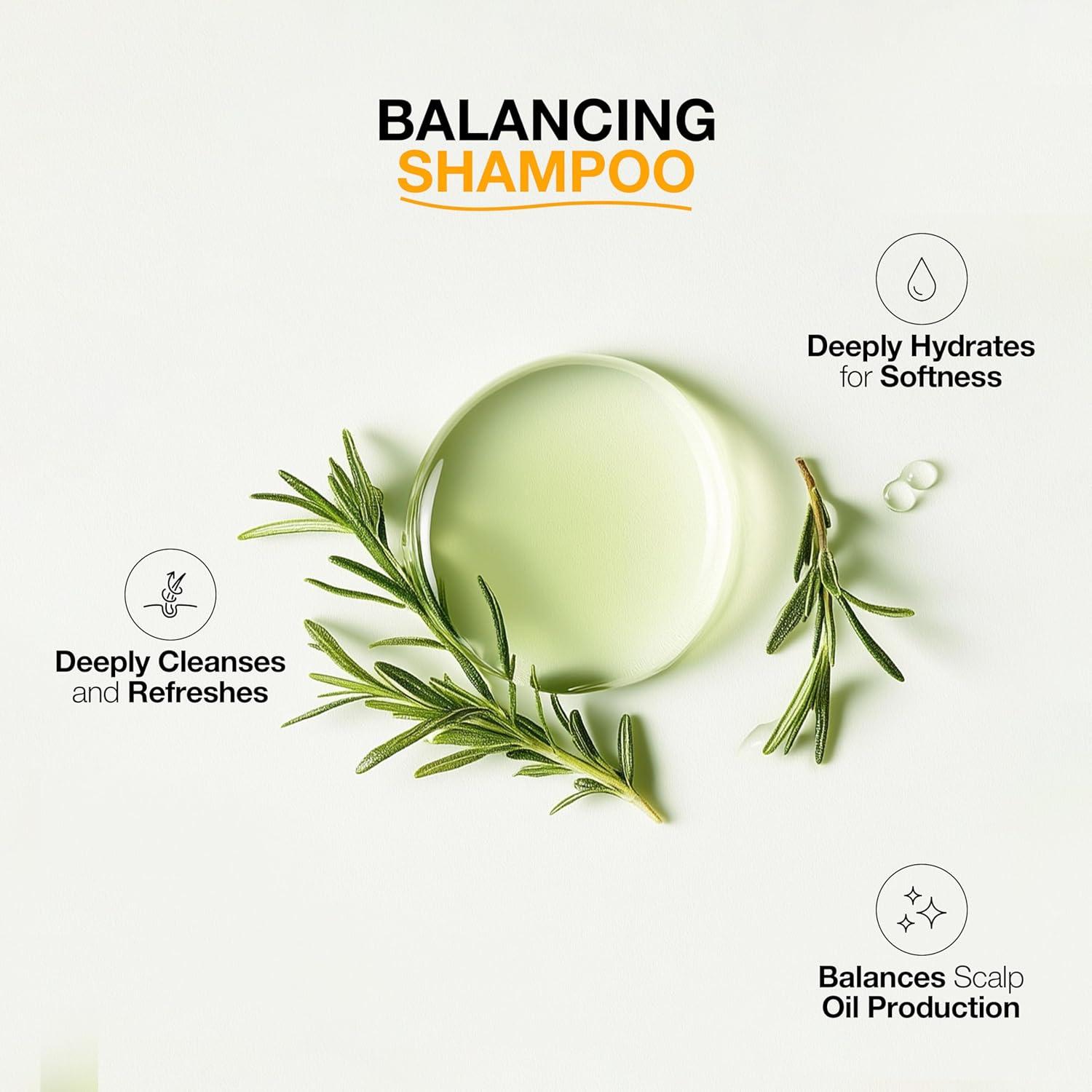 image:imageGK HAIR Balancing Shampoo Repairs Dry Damage For Oily Flaky Itchy Scalp Thinning Removes Impurities Deep Cleansing Natural Moisture Keratin Treatment Sulfate Parabem Free All Hair Types 338 OunceBalancing Shampoo 338 Fl Oz