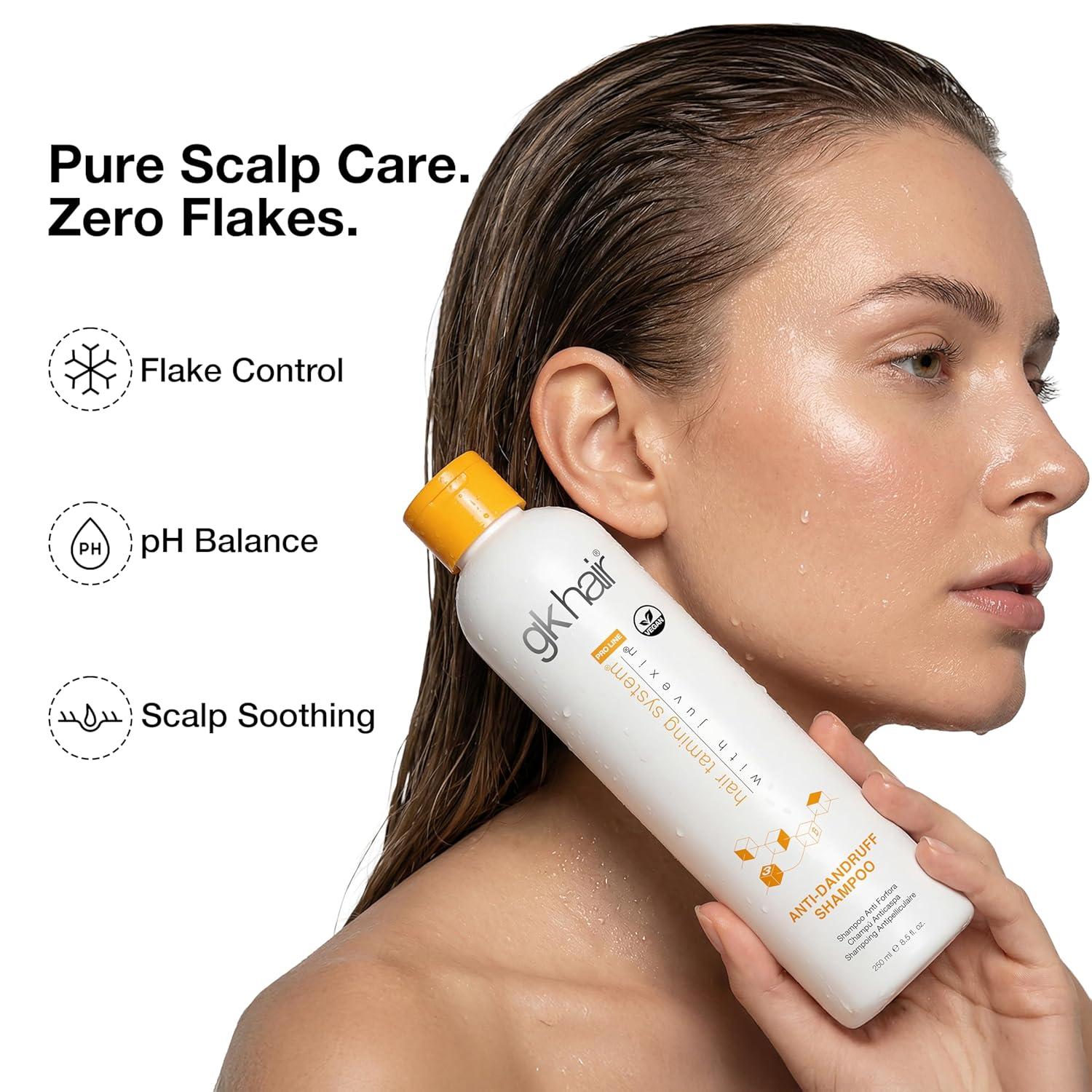 image:imageGK HAIR Balancing Shampoo Repairs Dry Damage For Oily Flaky Itchy Scalp Thinning Removes Impurities Deep Cleansing Natural Moisture Keratin Treatment Sulfate Parabem Free All Hair Types 338 OunceAnti Dandruff 85 Fl Oz