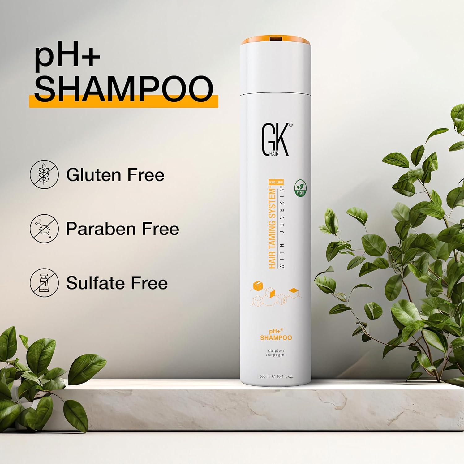 image:imageGK HAIR Balancing Shampoo Repairs Dry Damage For Oily Flaky Itchy Scalp Thinning Removes Impurities Deep Cleansing Natural Moisture Keratin Treatment Sulfate Parabem Free All Hair Types 338 OuncePh Shampoo 101 Fl Oz
