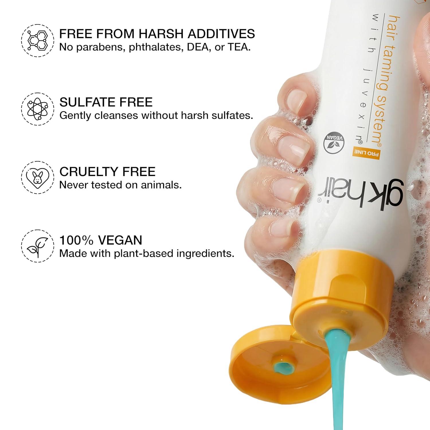 image:imageGK HAIR Balancing Shampoo Repairs Dry Damage For Oily Flaky Itchy Scalp Thinning Removes Impurities Deep Cleansing Natural Moisture Keratin Treatment Sulfate Parabem Free All Hair Types 338 OunceAnti Dandruff 85 Fl Oz