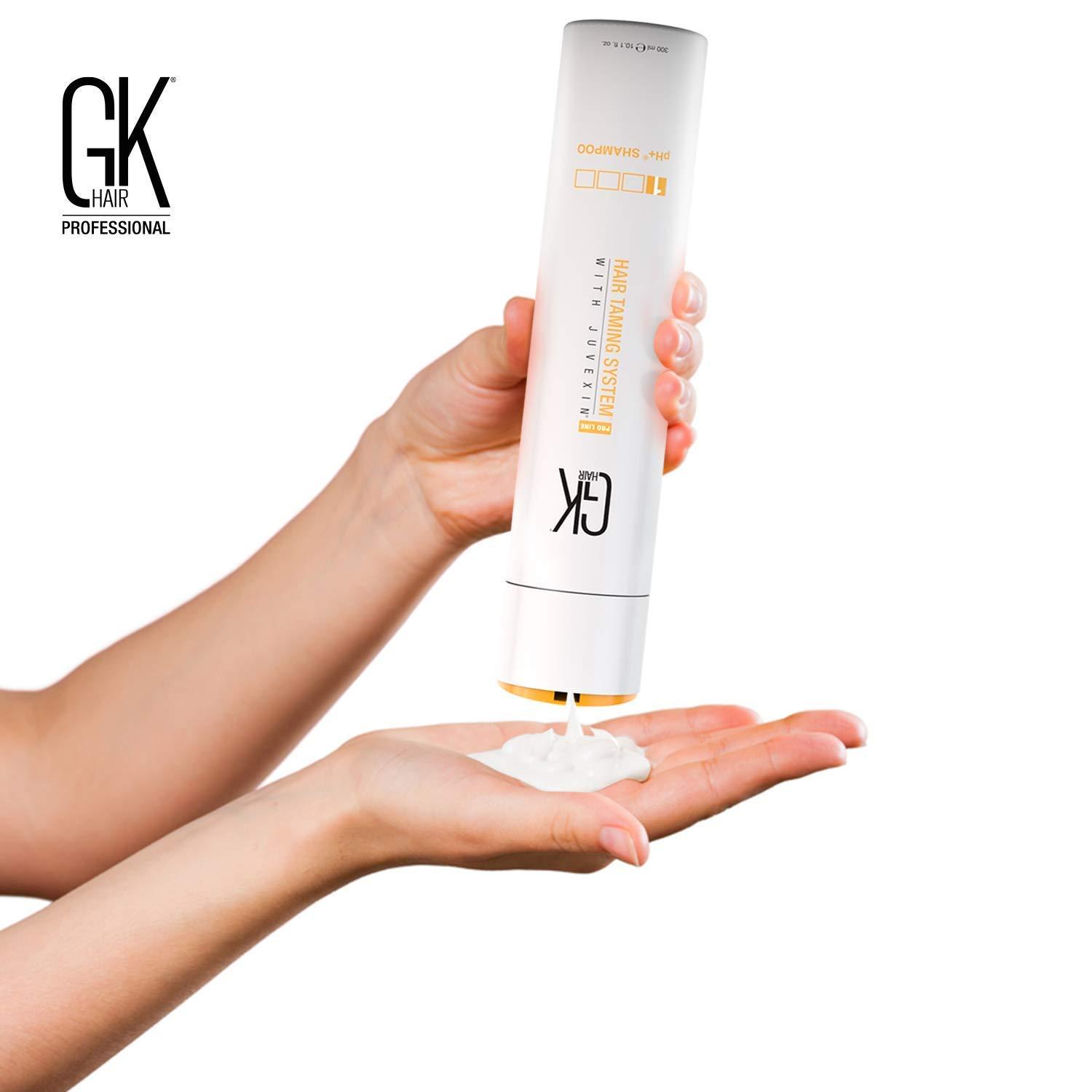 image:imageGK HAIR Balancing Shampoo Repairs Dry Damage For Oily Flaky Itchy Scalp Thinning Removes Impurities Deep Cleansing Natural Moisture Keratin Treatment Sulfate Parabem Free All Hair Types 338 OuncePh Shampoo 101 Fl Oz