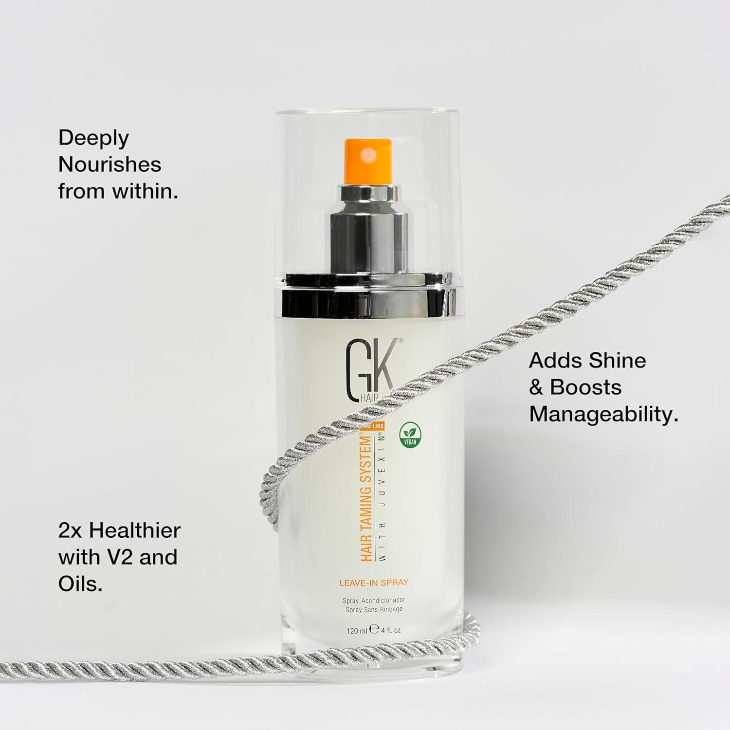 image:imageGK HAIR Bombshell Cream purple leave in conditioner 34 Fl Oz100ml Hair Toner for Brassy Hair Smoothing Moisturizing Hydrating Frizz Control for Blonde Damaged Hair Removes Yellow Tones Flyaways4 Fl Oz