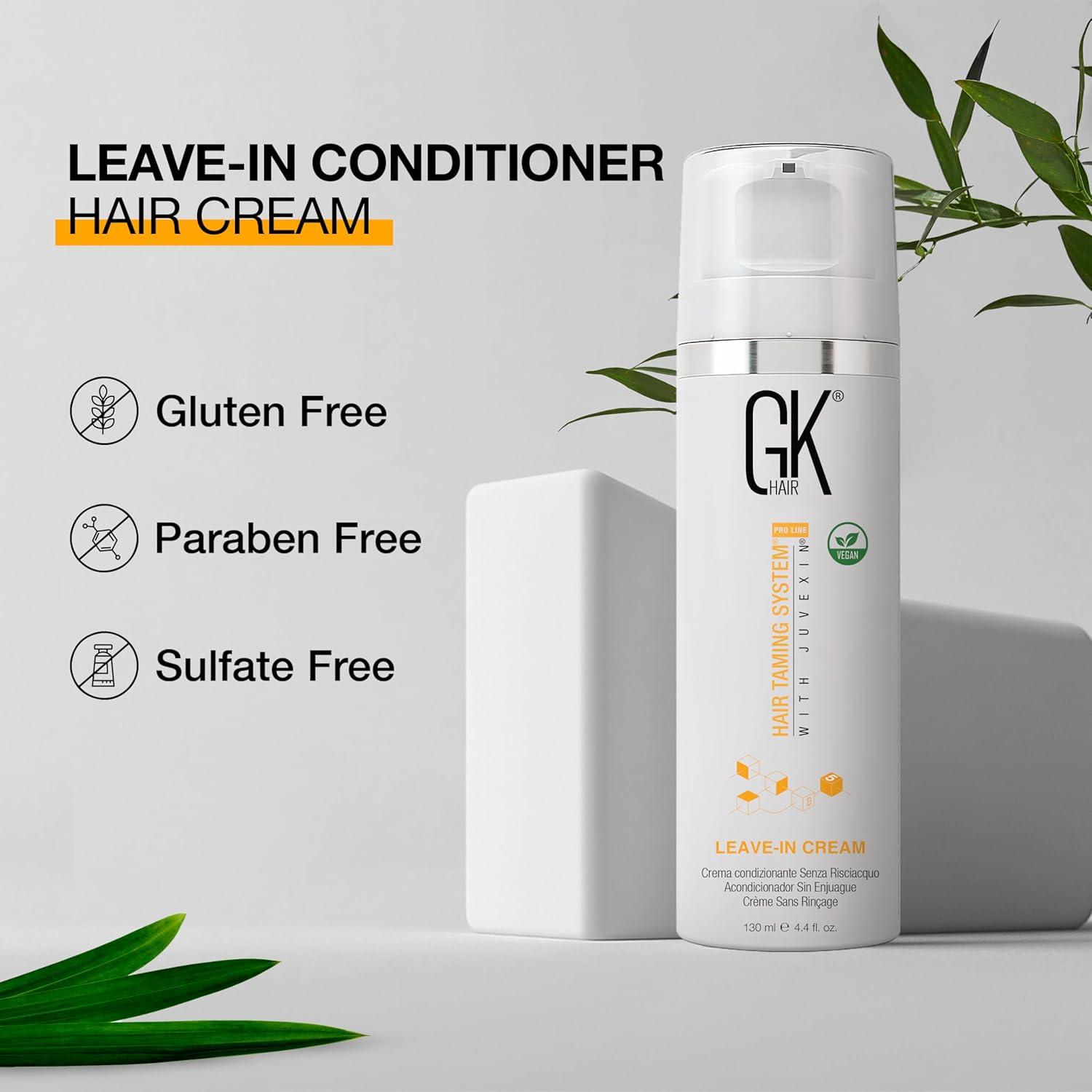 image:imageGK HAIR Bombshell Cream purple leave in conditioner 34 Fl Oz100ml Hair Toner for Brassy Hair Smoothing Moisturizing Hydrating Frizz Control for Blonde Damaged Hair Removes Yellow Tones Flyaways130ml
