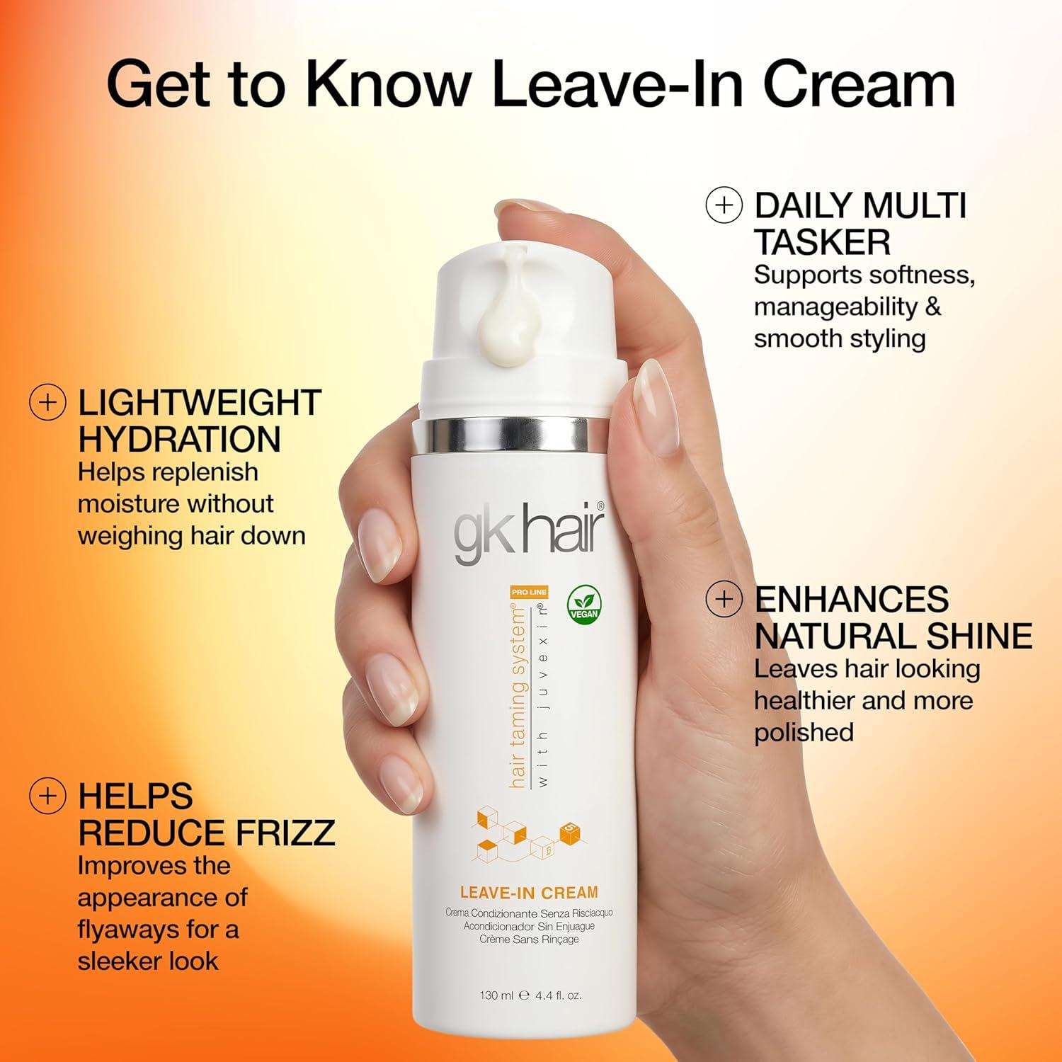 image:imageGK HAIR Bombshell Cream purple leave in conditioner 34 Fl Oz100ml Hair Toner for Brassy Hair Smoothing Moisturizing Hydrating Frizz Control for Blonde Damaged Hair Removes Yellow Tones Flyaways44 Fl Oz