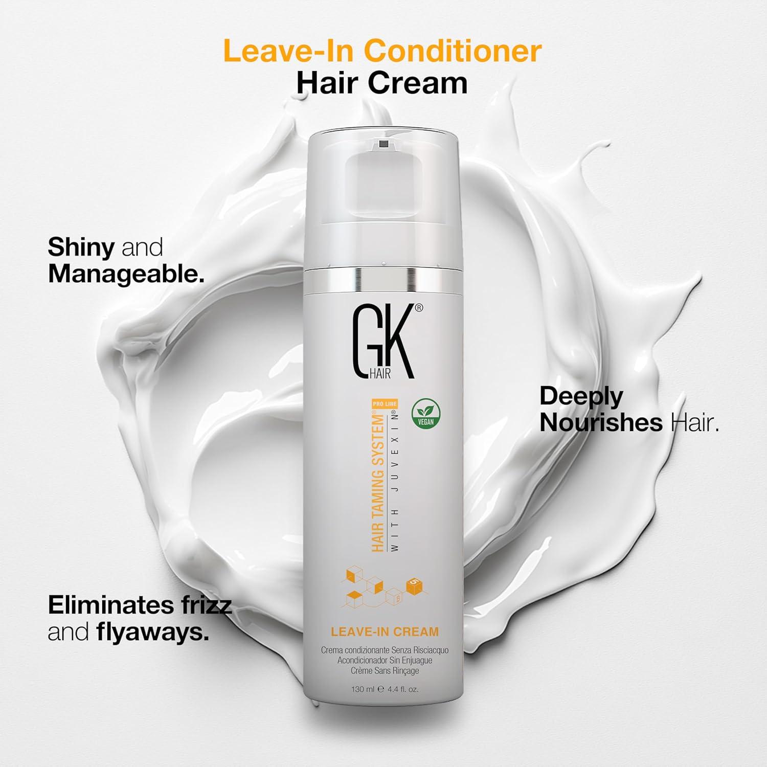 image:imageGK HAIR Bombshell Cream purple leave in conditioner 34 Fl Oz100ml Hair Toner for Brassy Hair Smoothing Moisturizing Hydrating Frizz Control for Blonde Damaged Hair Removes Yellow Tones Flyaways130ml