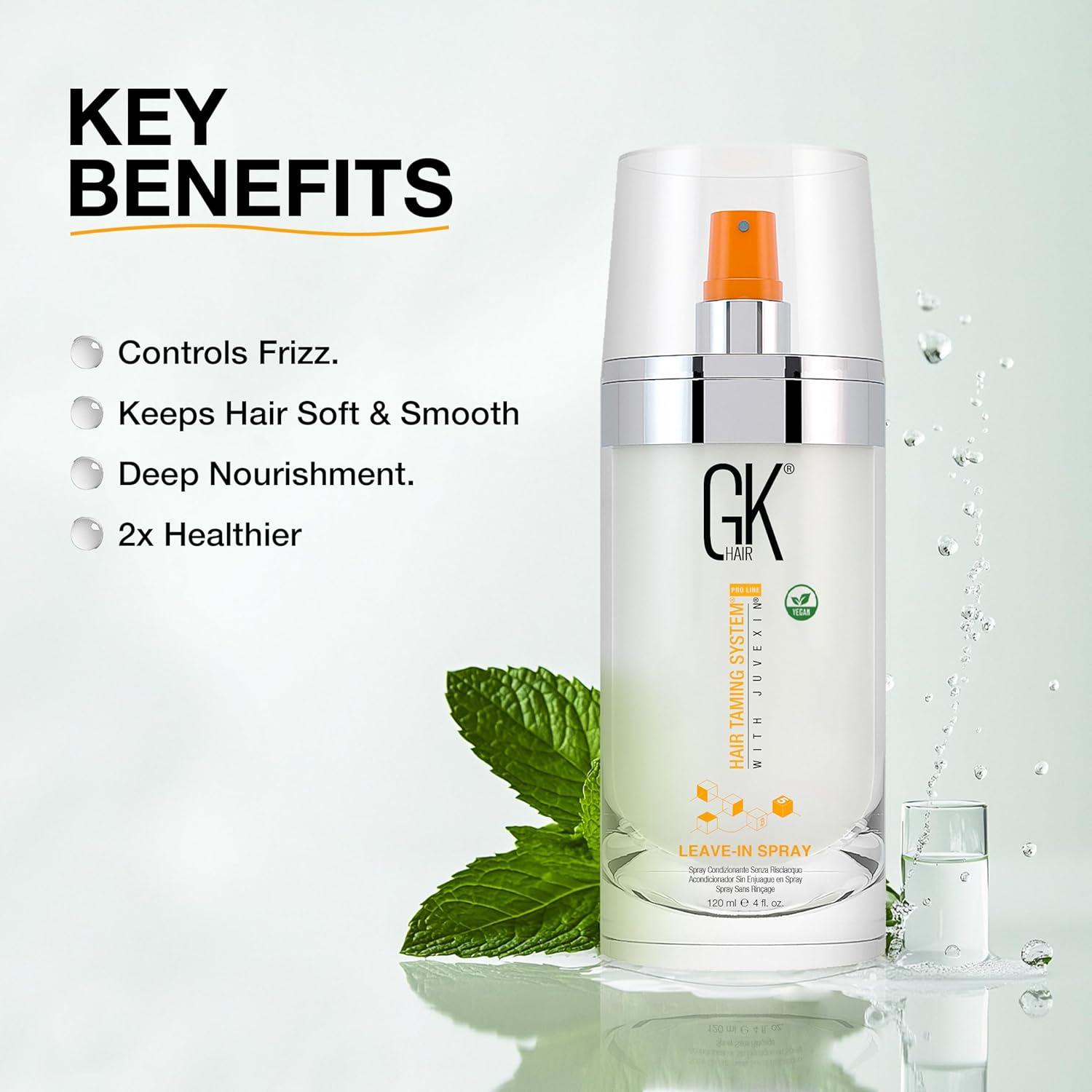 image:imageGK HAIR Bombshell Cream purple leave in conditioner 34 Fl Oz100ml Hair Toner for Brassy Hair Smoothing Moisturizing Hydrating Frizz Control for Blonde Damaged Hair Removes Yellow Tones Flyaways4 Fl Oz