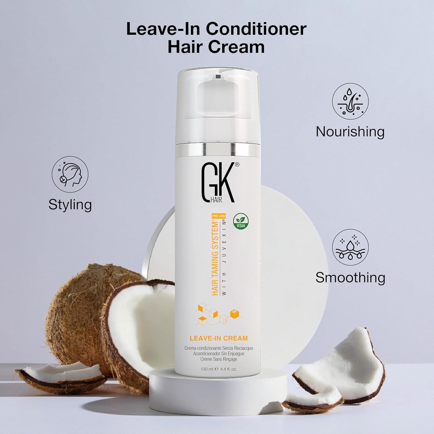 image:imageGK HAIR Bombshell Cream purple leave in conditioner 34 Fl Oz100ml Hair Toner for Brassy Hair Smoothing Moisturizing Hydrating Frizz Control for Blonde Damaged Hair Removes Yellow Tones Flyaways130ml