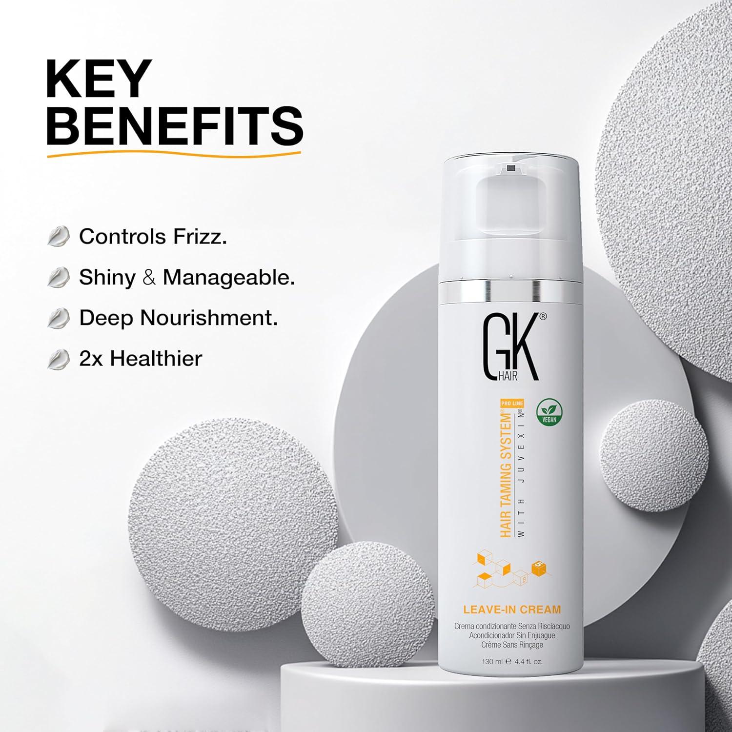 image:imageGK HAIR Bombshell Cream purple leave in conditioner 34 Fl Oz100ml Hair Toner for Brassy Hair Smoothing Moisturizing Hydrating Frizz Control for Blonde Damaged Hair Removes Yellow Tones Flyaways130ml