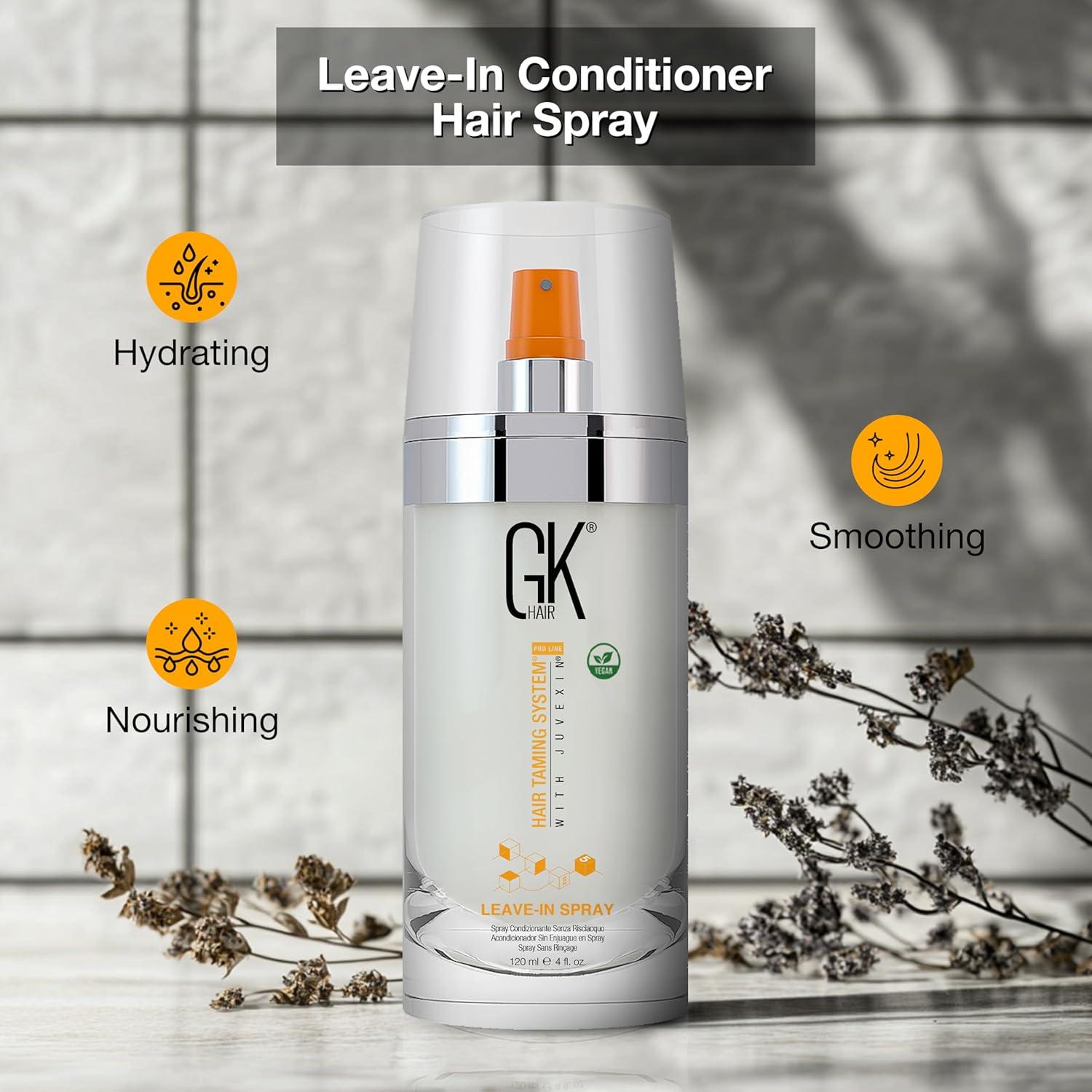image:imageGK HAIR Bombshell Cream purple leave in conditioner 34 Fl Oz100ml Hair Toner for Brassy Hair Smoothing Moisturizing Hydrating Frizz Control for Blonde Damaged Hair Removes Yellow Tones Flyaways4 Fl Oz