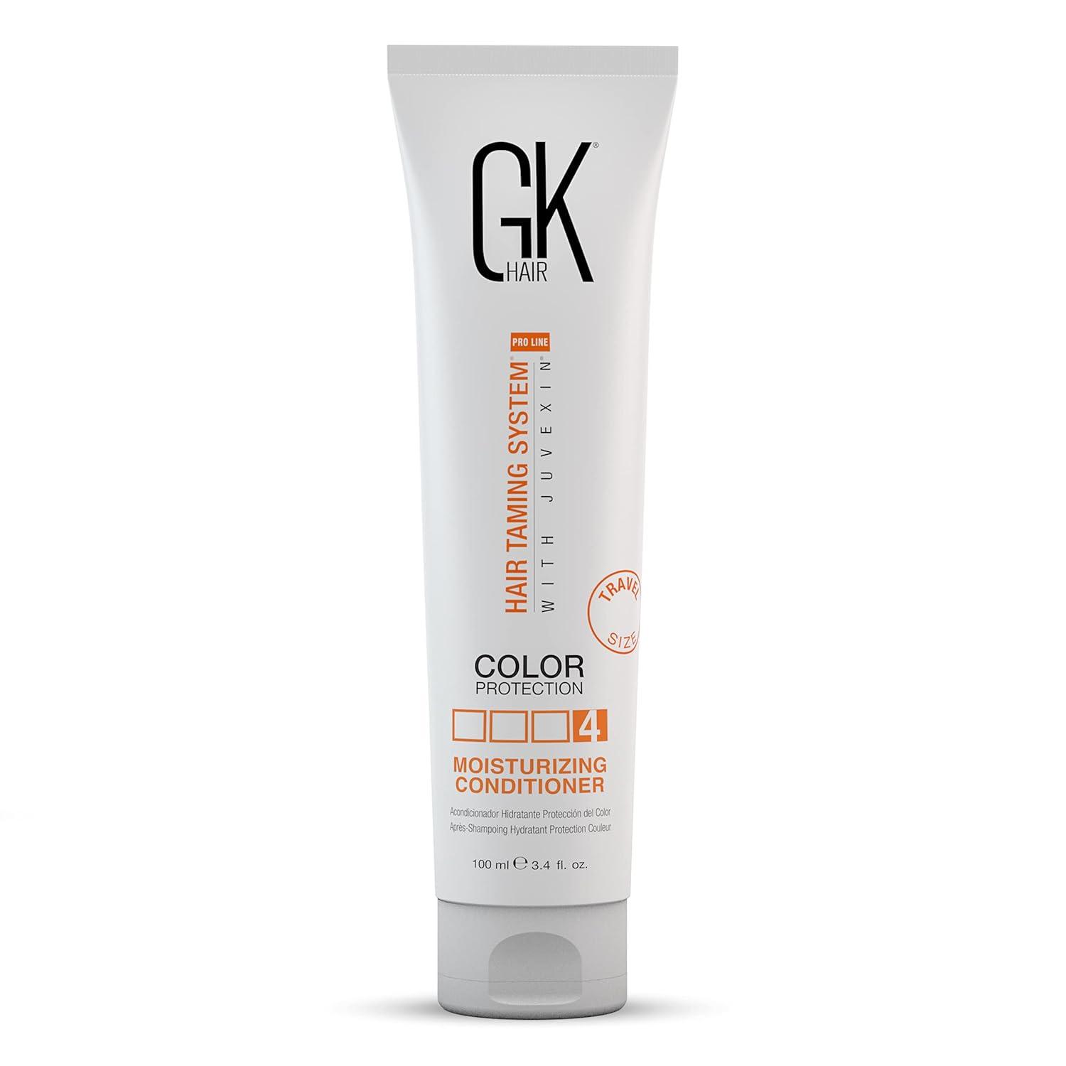 image:imageGK HAIR Essential Hydration and Smoothness Kit Moisturizing Shampoo Conditioner Organic Argan Oil Serum and Keratin Treatment for All Hair Types