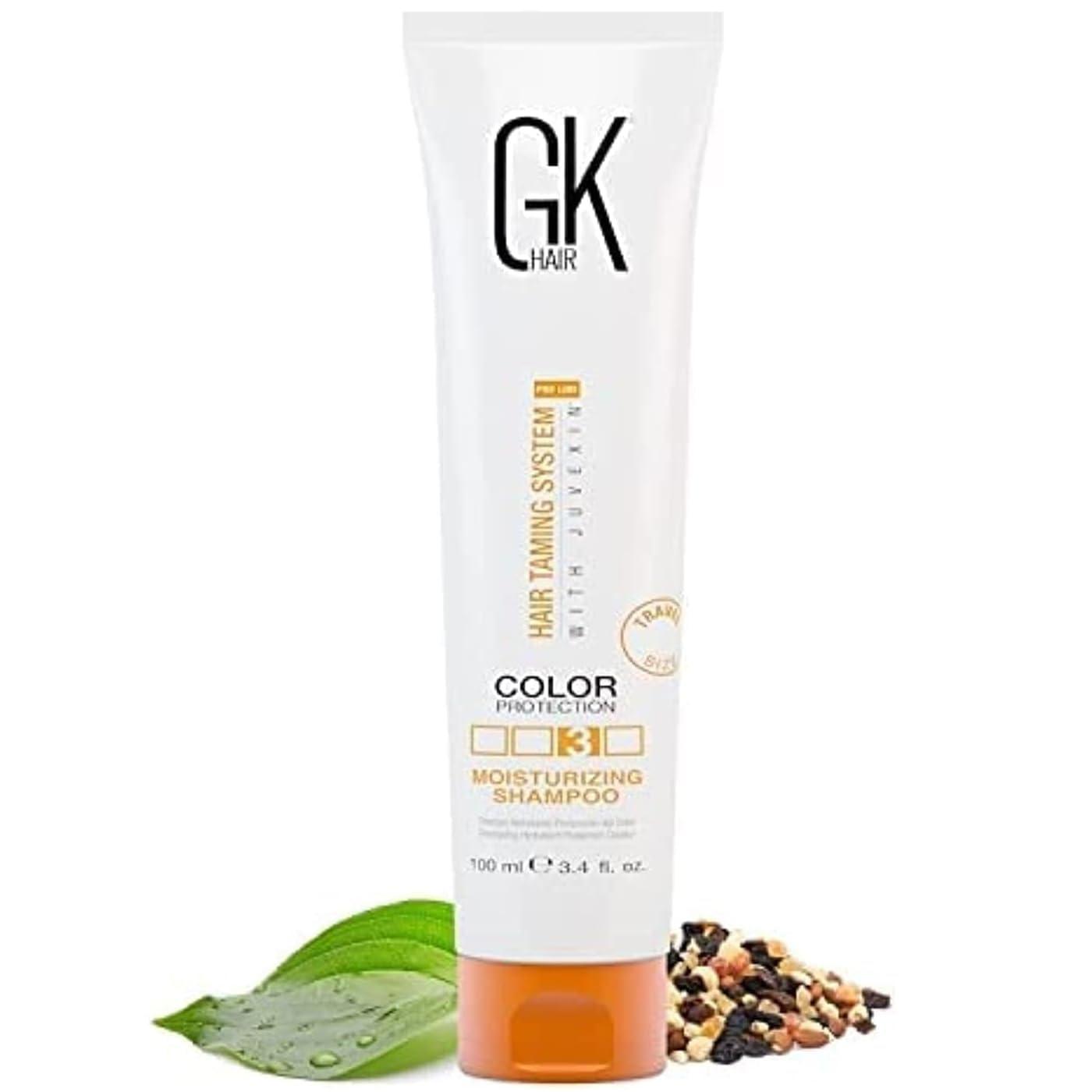 image:imageGK HAIR Essential Hydration and Smoothness Kit Moisturizing Shampoo Conditioner Organic Argan Oil Serum and Keratin Treatment for All Hair Types