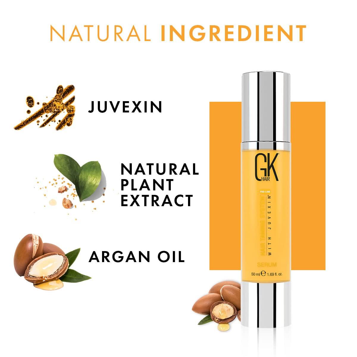 image:imageGK HAIR Global Keratin Argan Oil Serum 50ml For Women Hair Straightening And Smoothening Provides Instant Shine Softness Strength And Nourishment