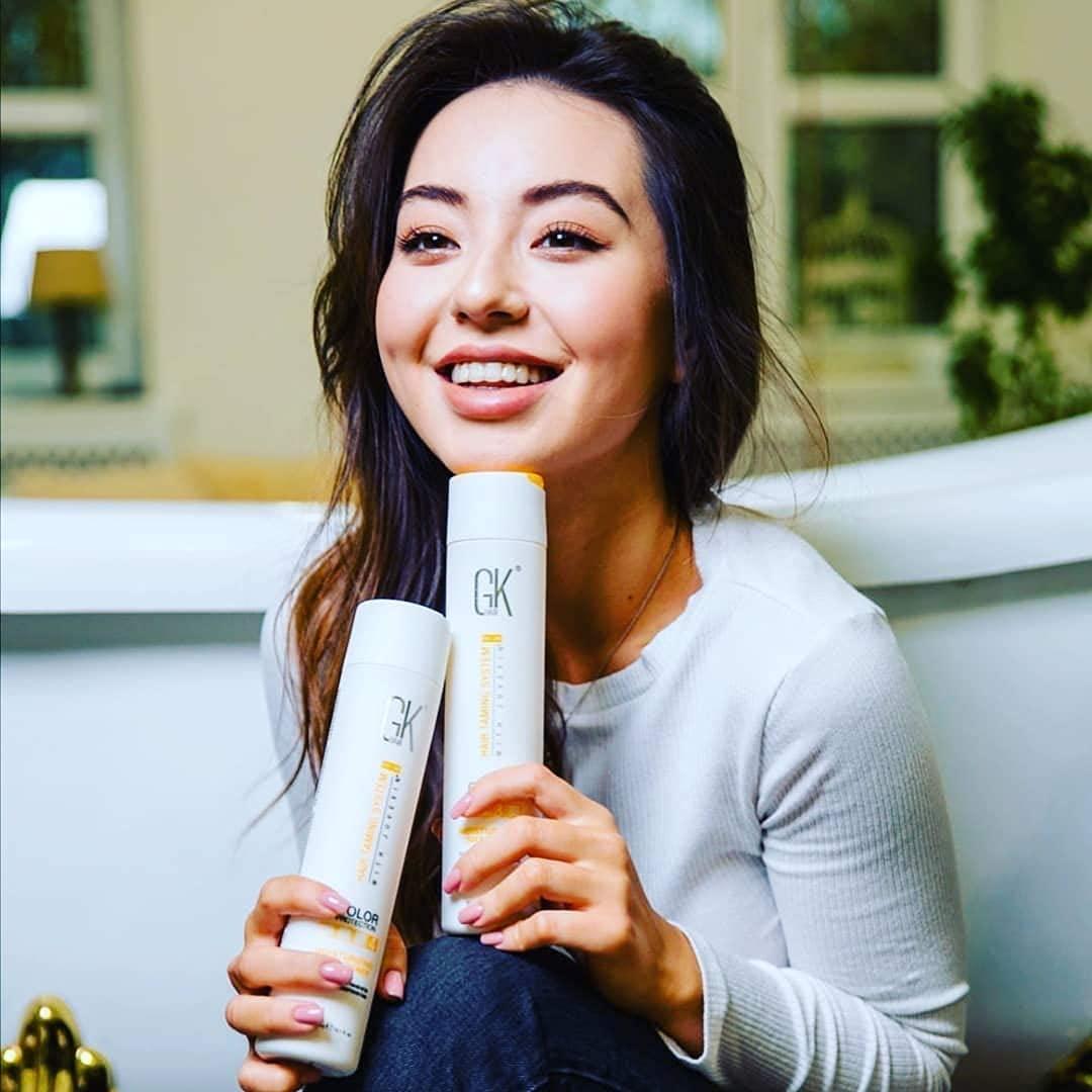 image:imageGK HAIR Global Keratin Leave in Conditioner Cream For Detangling Smoothing Strengthening 130ml rgan Oil Hair SerumMoisturizing Shampoo and Conditioner Set