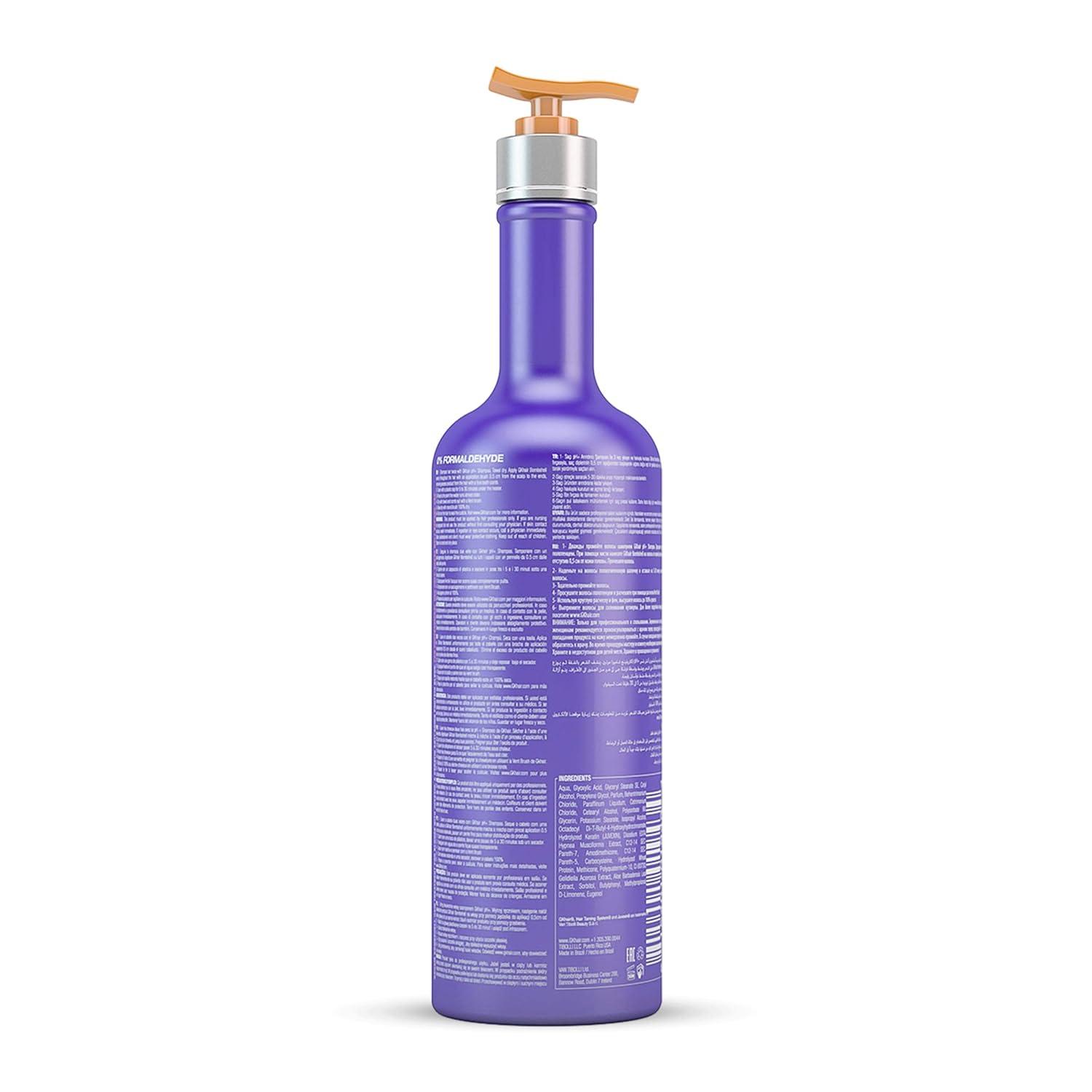image:imageGK HAIR Global Keratin Miami Bombshell 24 Fl Oz Taming Blonde Purple Treatment Hair Smoothing Toning Blowout Treatment Series Straightening Professional Results Removes Yellow Orange Brassy Tones