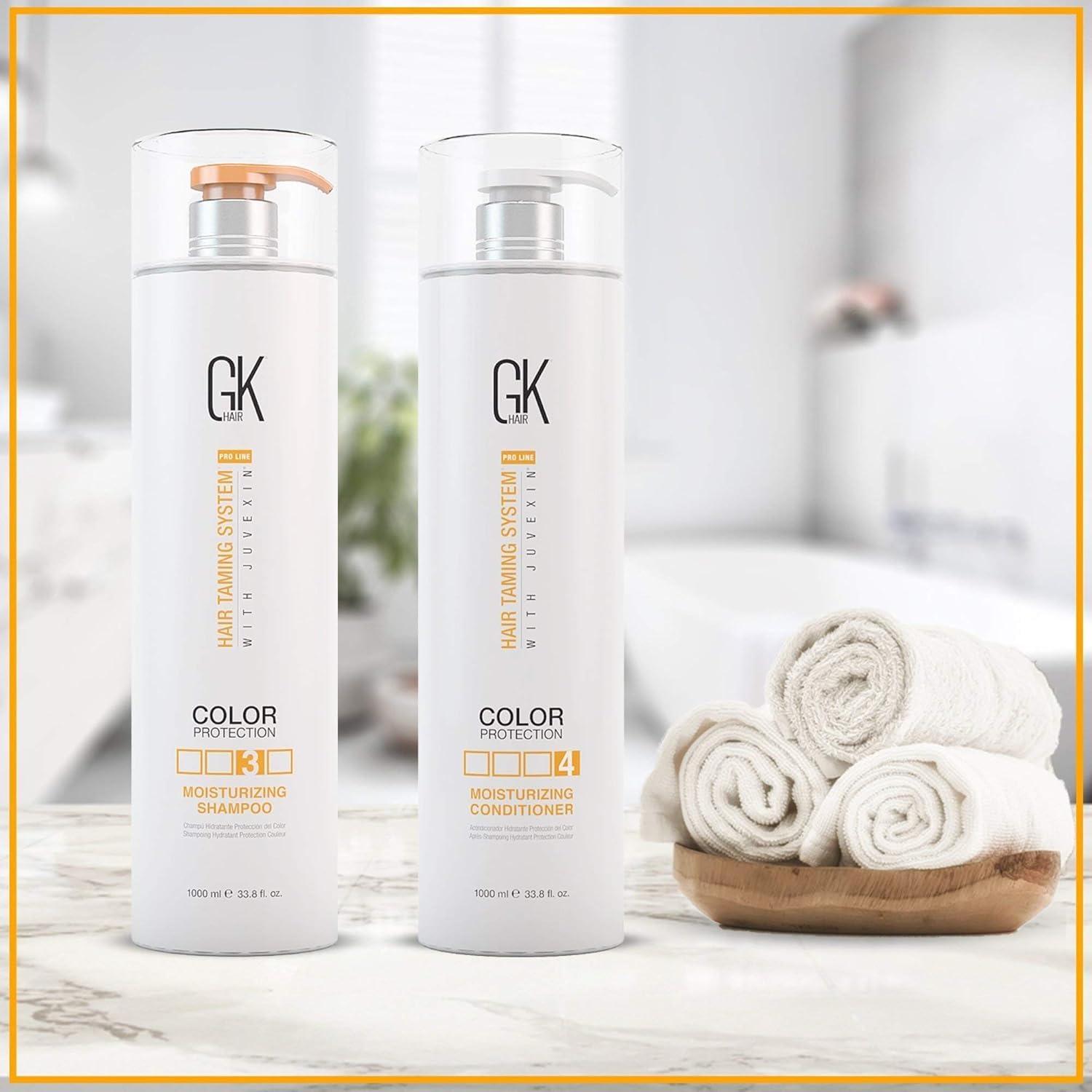 image:imageGK HAIR Global Keratin Moisturizing Shampoo amp Conditioner 338 fl oz Argan Oil Serum 169 fl oz