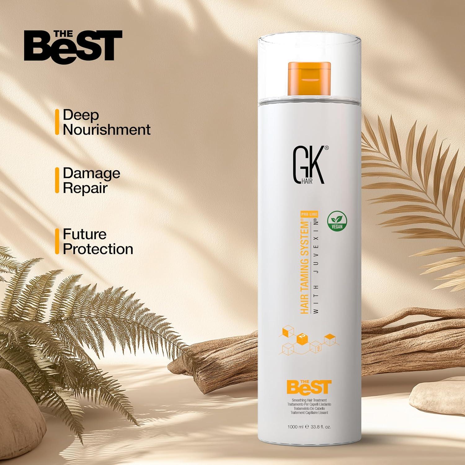 image:imageGK HAIR Global Keratin The Best ACAI 338 Fl Oz1000ml Smoothing Keratin Hair Treatment Professional Brazilian Complex Blowout Straightening For Silky Smooth amp Frizz Free Hair1000ml