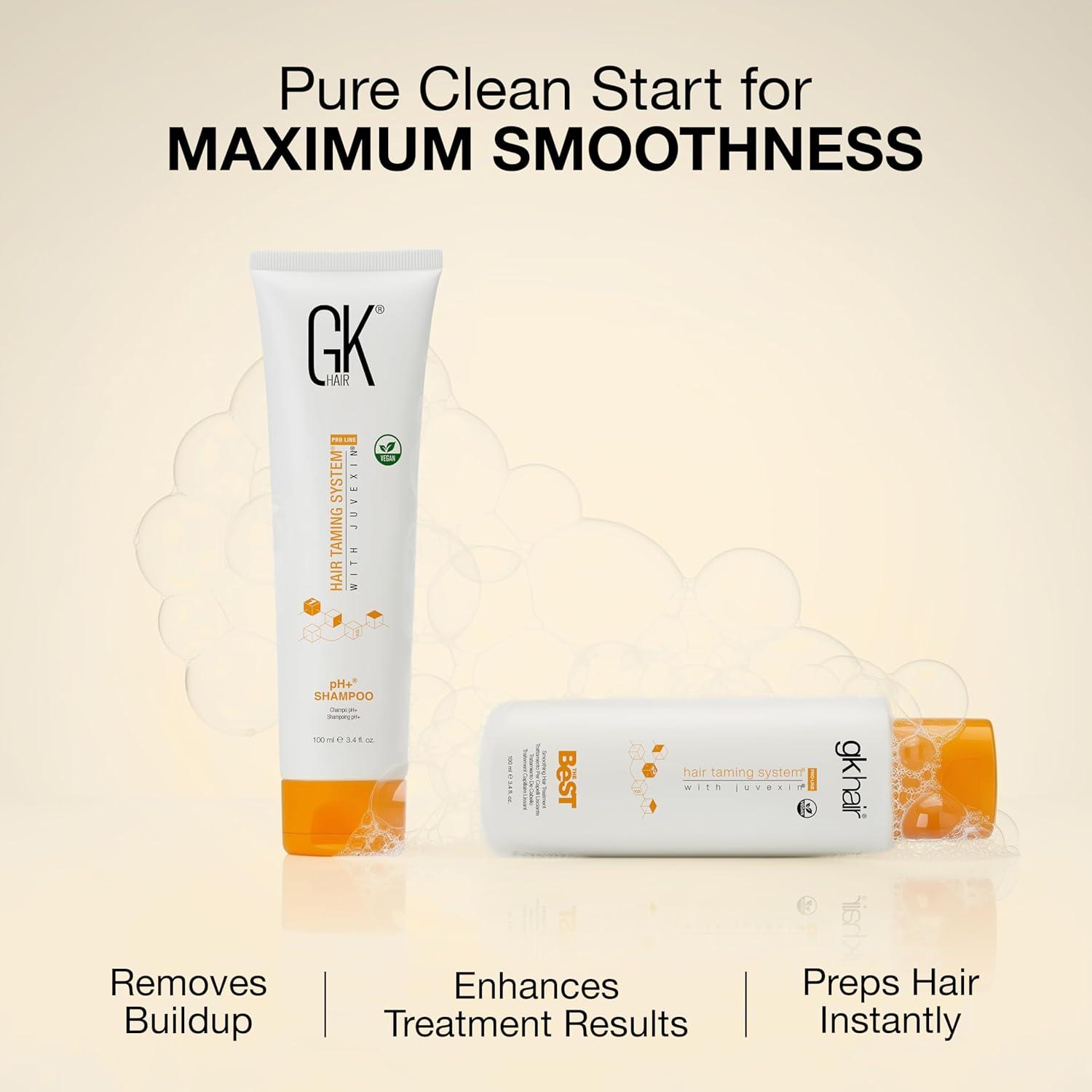 image:imageGK HAIR Global Keratin The Best ACAI 338 Fl Oz1000ml Smoothing Keratin Hair Treatment Professional Brazilian Complex Blowout Straightening For Silky Smooth amp Frizz Free Hair100ml