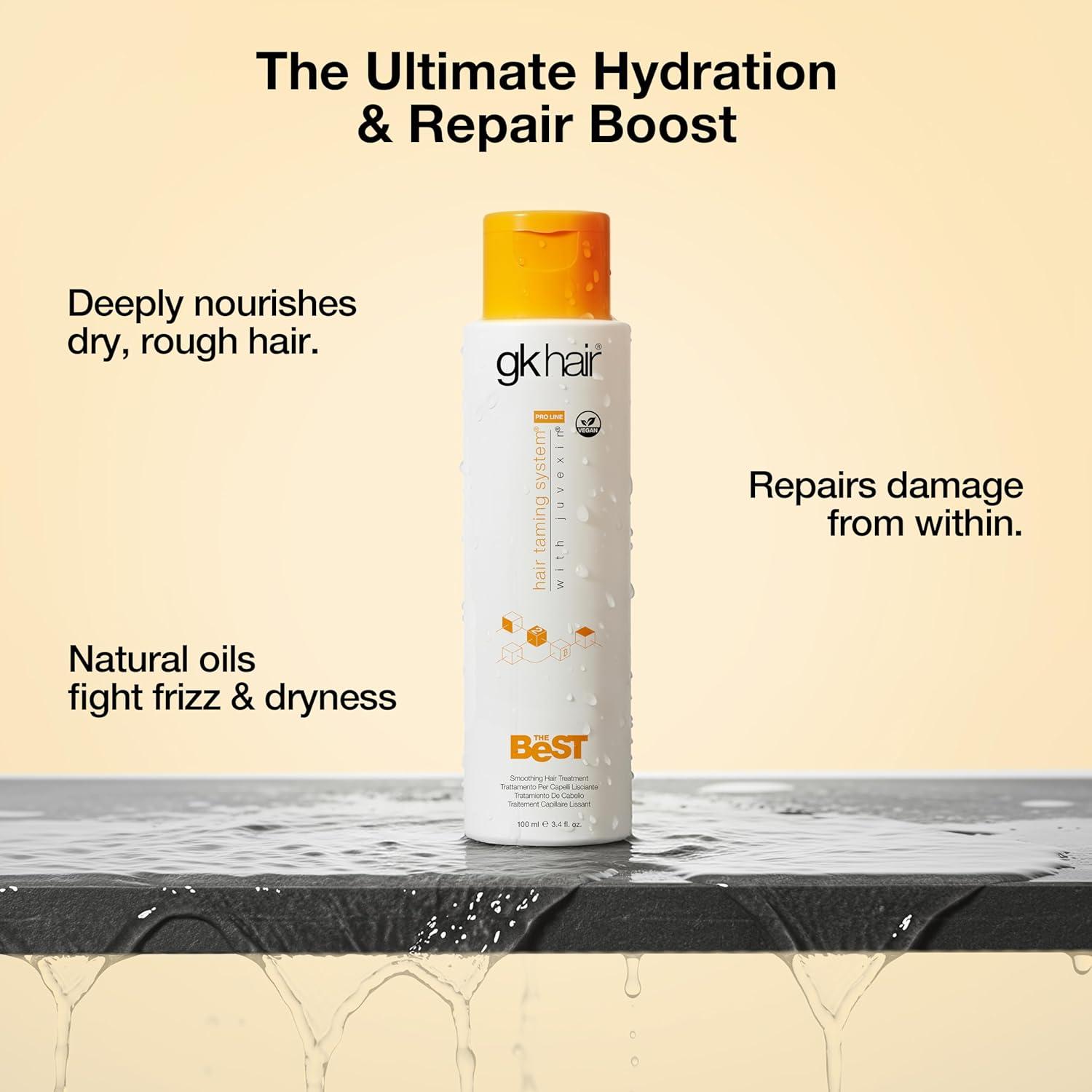 image:imageGK HAIR Global Keratin The Best ACAI 338 Fl Oz1000ml Smoothing Keratin Hair Treatment Professional Brazilian Complex Blowout Straightening For Silky Smooth amp Frizz Free Hair100ml