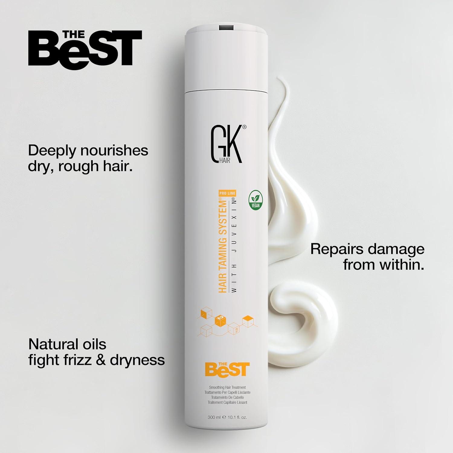 image:imageGK HAIR Global Keratin The Best ACAI 338 Fl Oz1000ml Smoothing Keratin Hair Treatment Professional Brazilian Complex Blowout Straightening For Silky Smooth amp Frizz Free Hair300ml