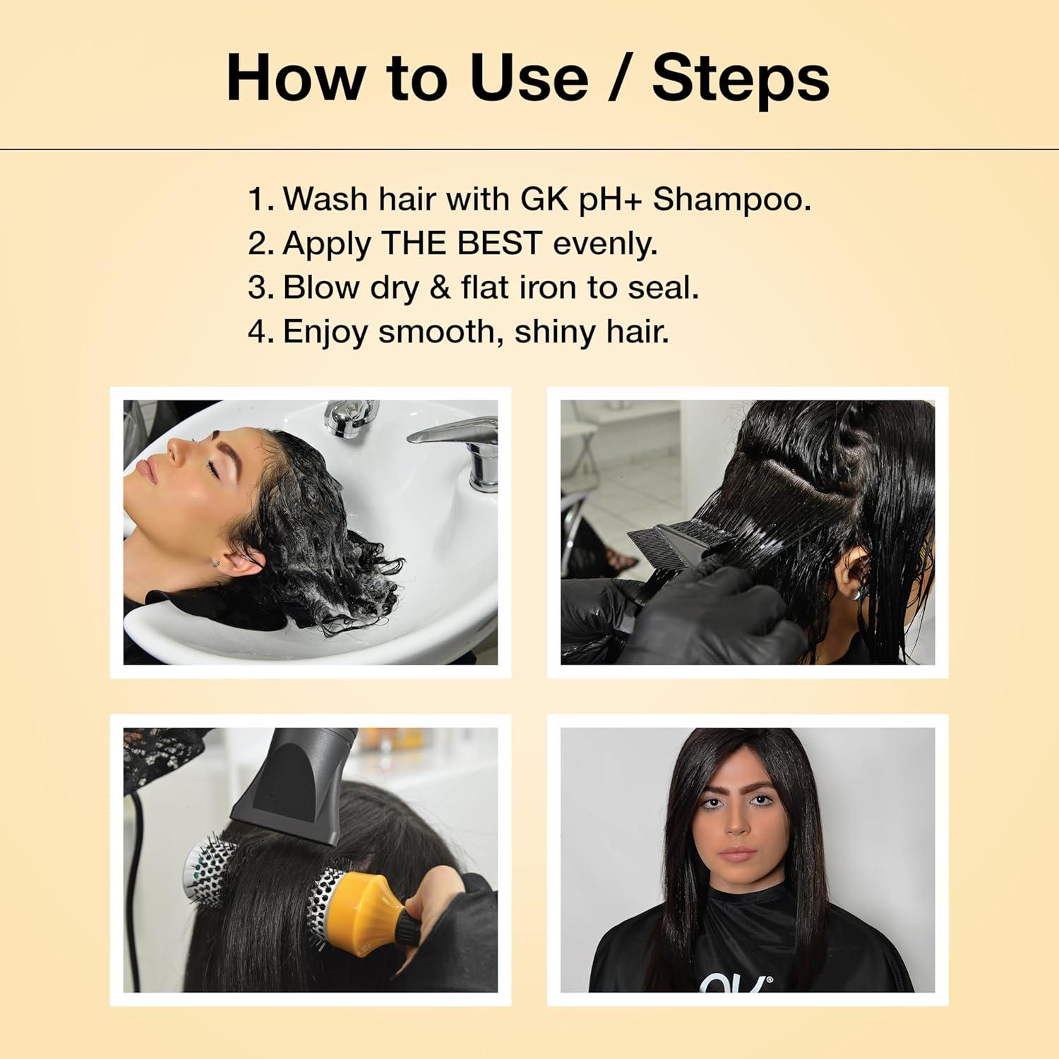 image:imageGK HAIR Global Keratin The Best ACAI 338 Fl Oz1000ml Smoothing Keratin Hair Treatment Professional Brazilian Complex Blowout Straightening For Silky Smooth amp Frizz Free Hair100ml