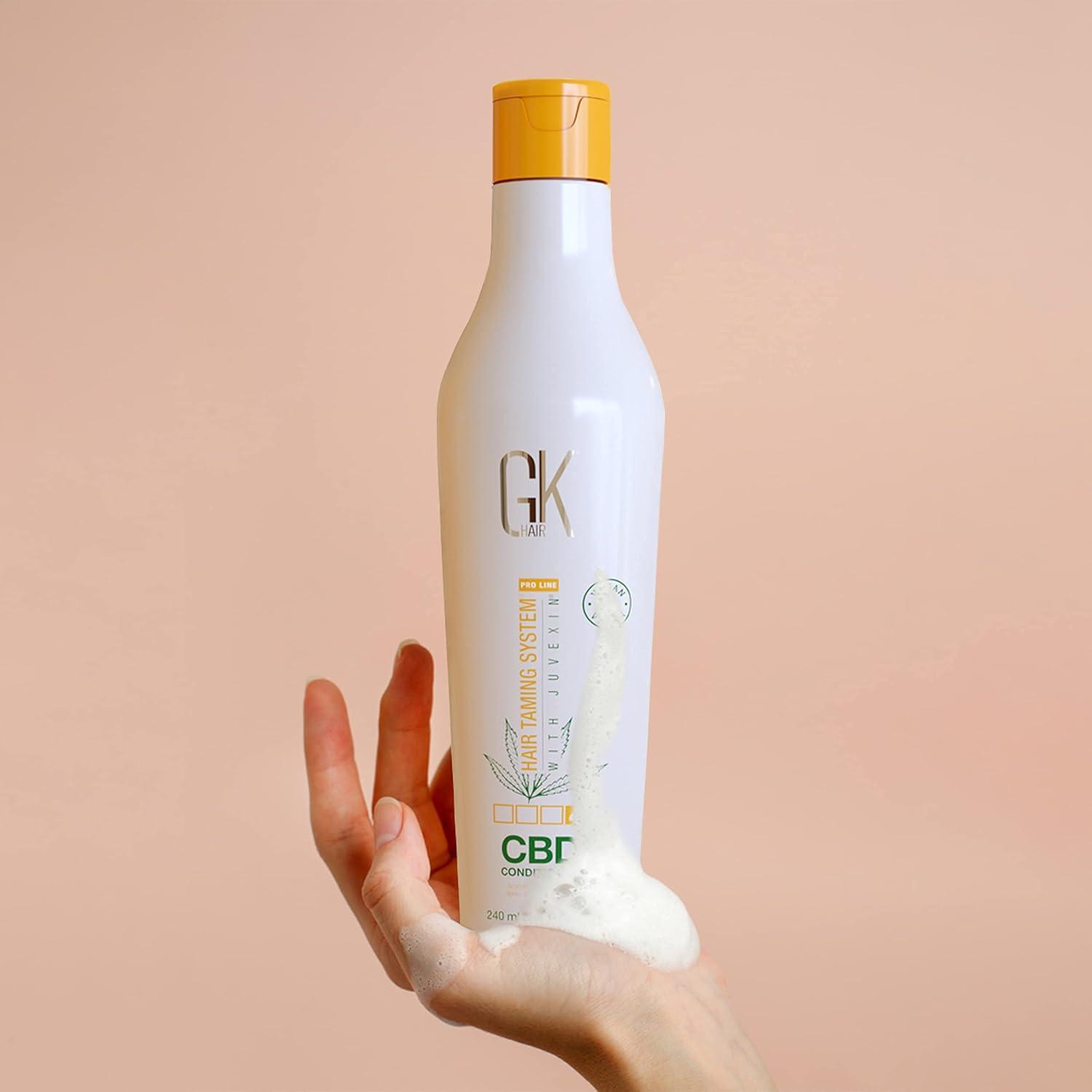 image:imageGK HAIR Hemp Shampoo Hydrating Strengthening Color Treated Damaged Repair Provides Nourishing amp Shine Natural Organic Vegan Sulfate Paraben Free ShampooConditioner