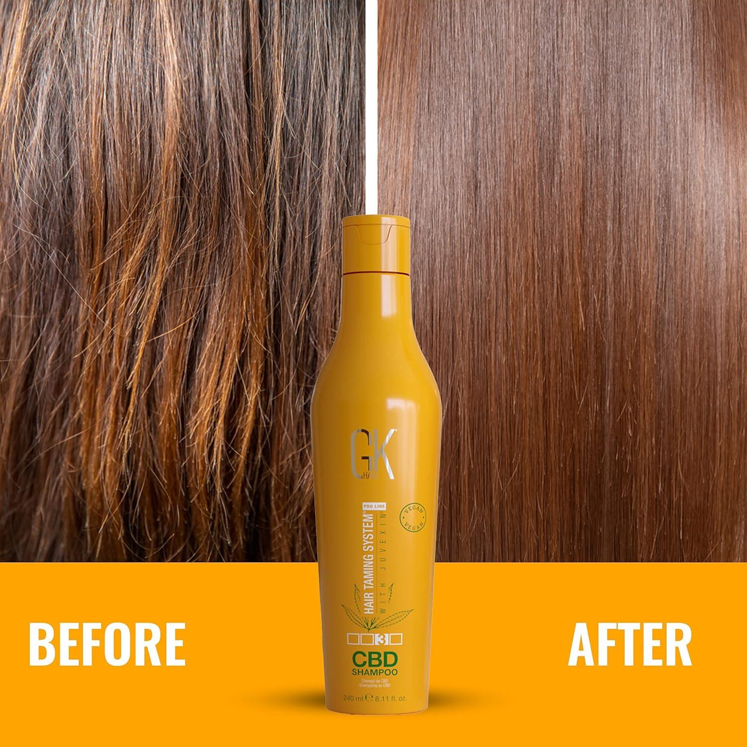 image:imageGK HAIR Hemp Shampoo Hydrating Strengthening Color Treated Damaged Repair Provides Nourishing amp Shine Natural Organic Vegan Sulfate Paraben Free ShampooShampoo