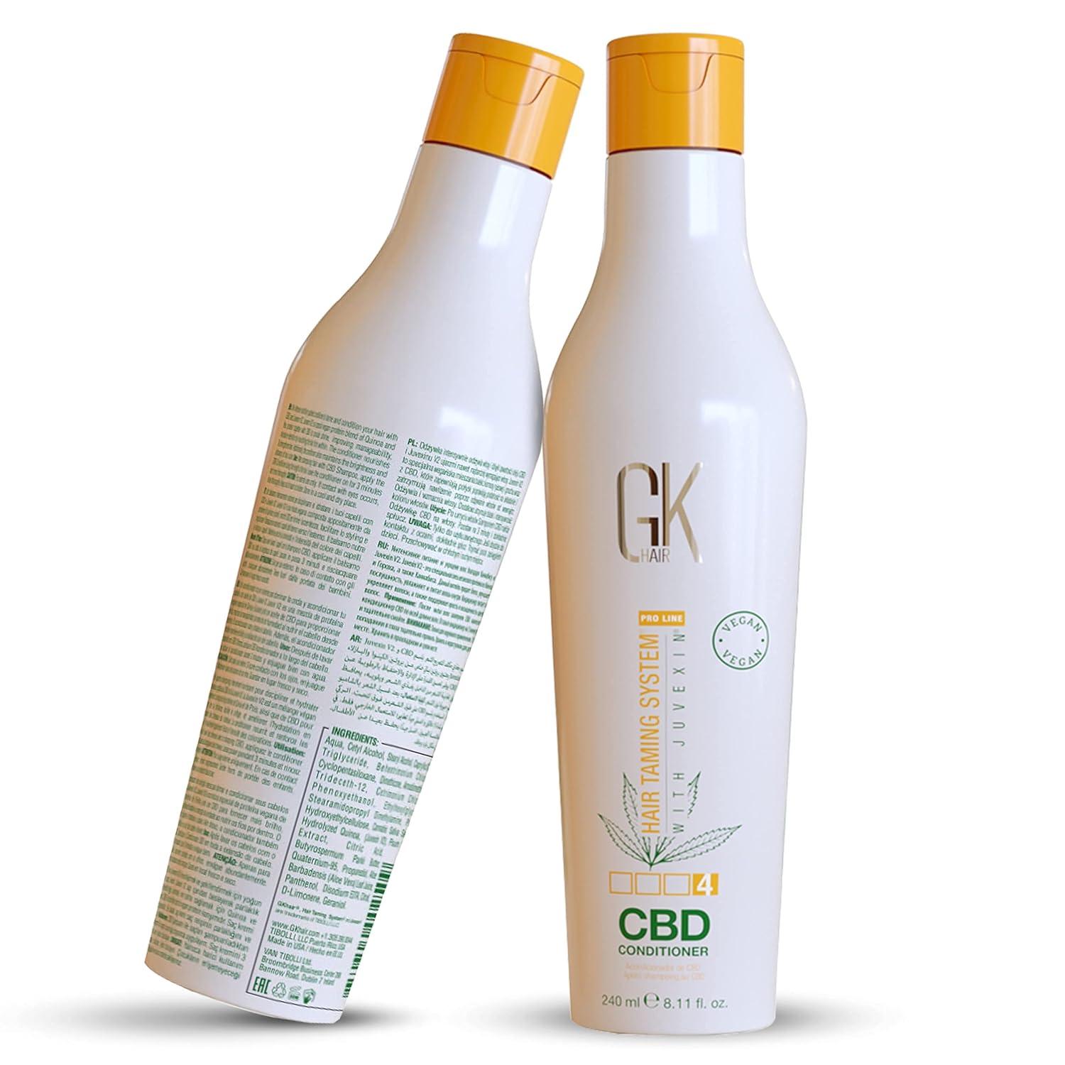 image:imageGK HAIR Hemp Shampoo Hydrating Strengthening Color Treated Damaged Repair Provides Nourishing amp Shine Natural Organic Vegan Sulfate Paraben Free ShampooConditioner