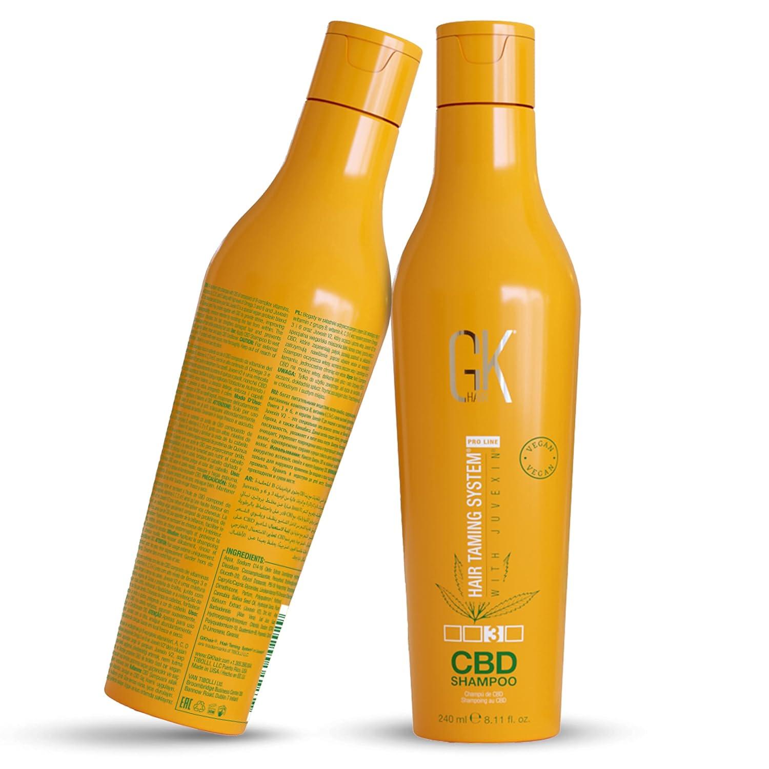 image:imageGK HAIR Hemp Shampoo Hydrating Strengthening Color Treated Damaged Repair Provides Nourishing amp Shine Natural Organic Vegan Sulfate Paraben Free ShampooShampoo
