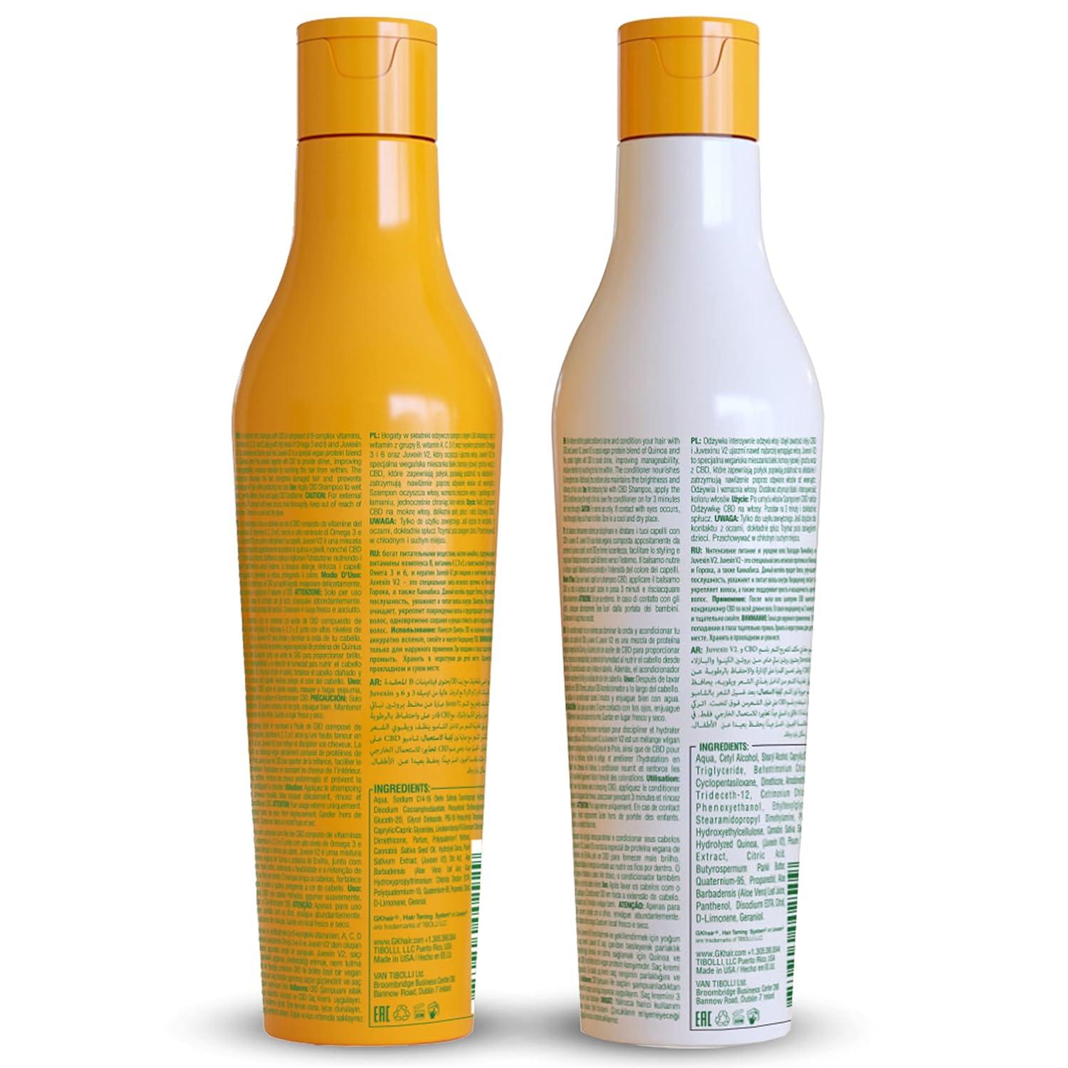 image:imageGK HAIR Hemp Shampoo Hydrating Strengthening Color Treated Damaged Repair Provides Nourishing amp Shine Natural Organic Vegan Sulfate Paraben Free ShampooDuo
